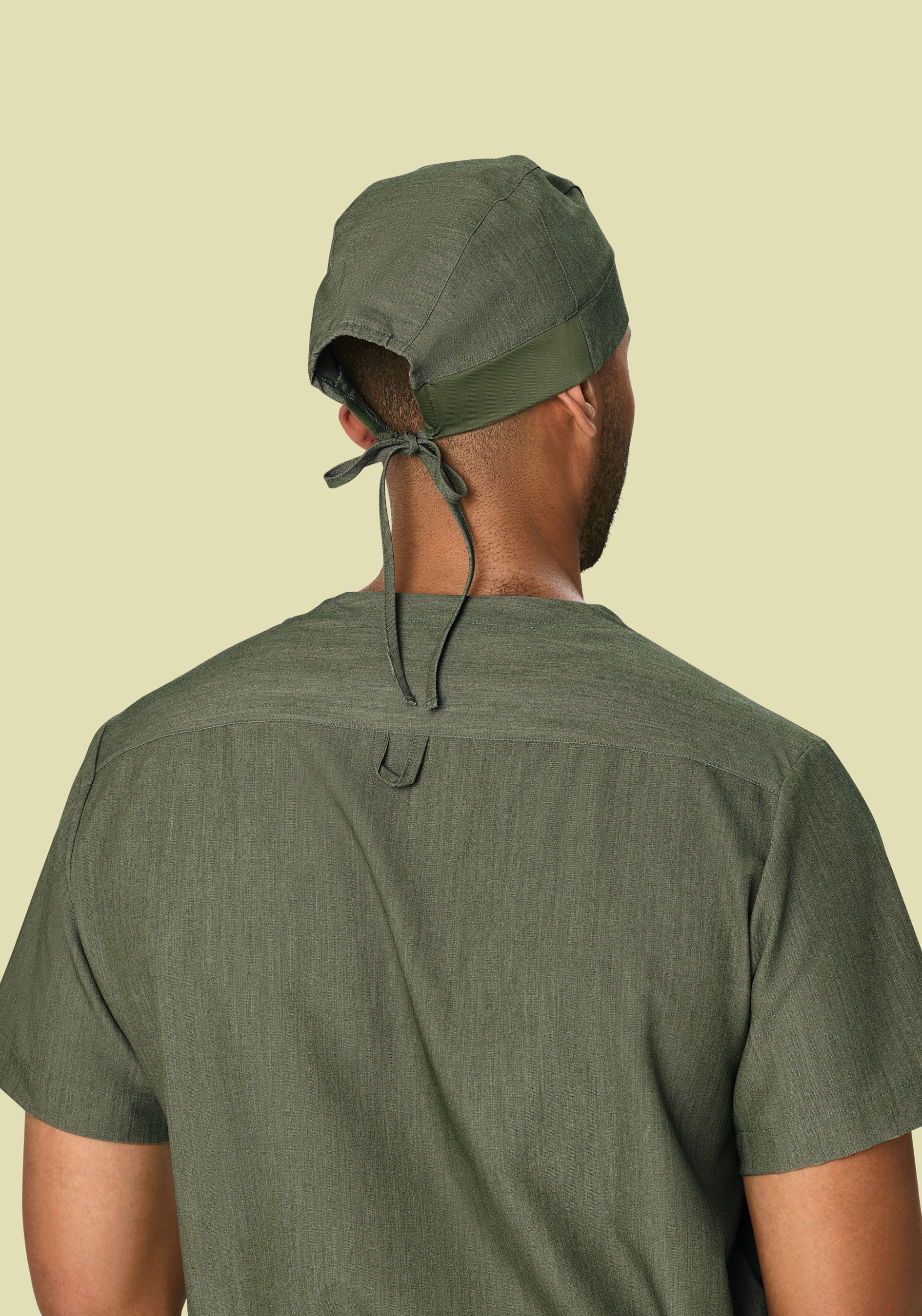 Contemporary Scrub Cap Heather Olive