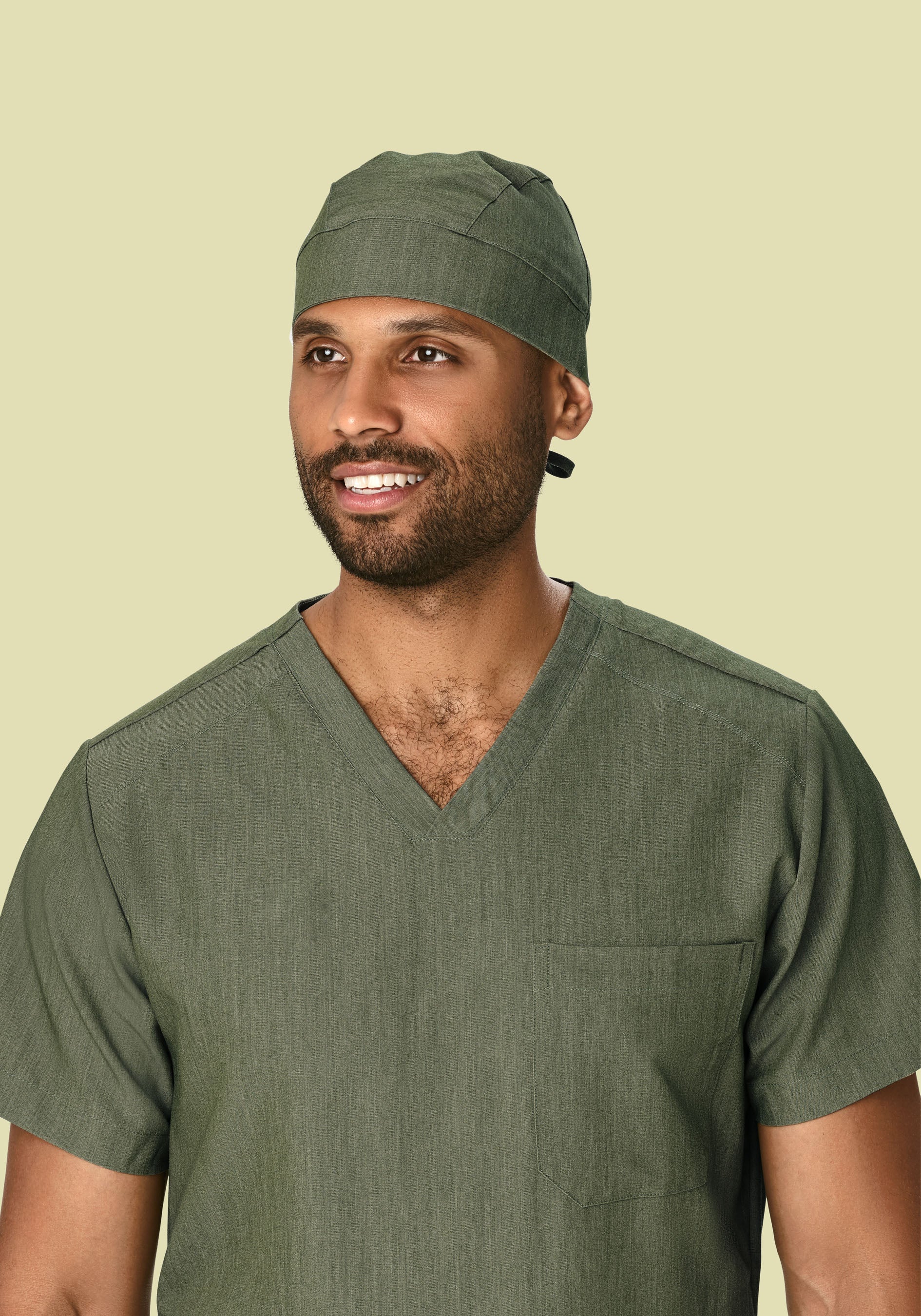 Contemporary Scrub Cap Heather Olive