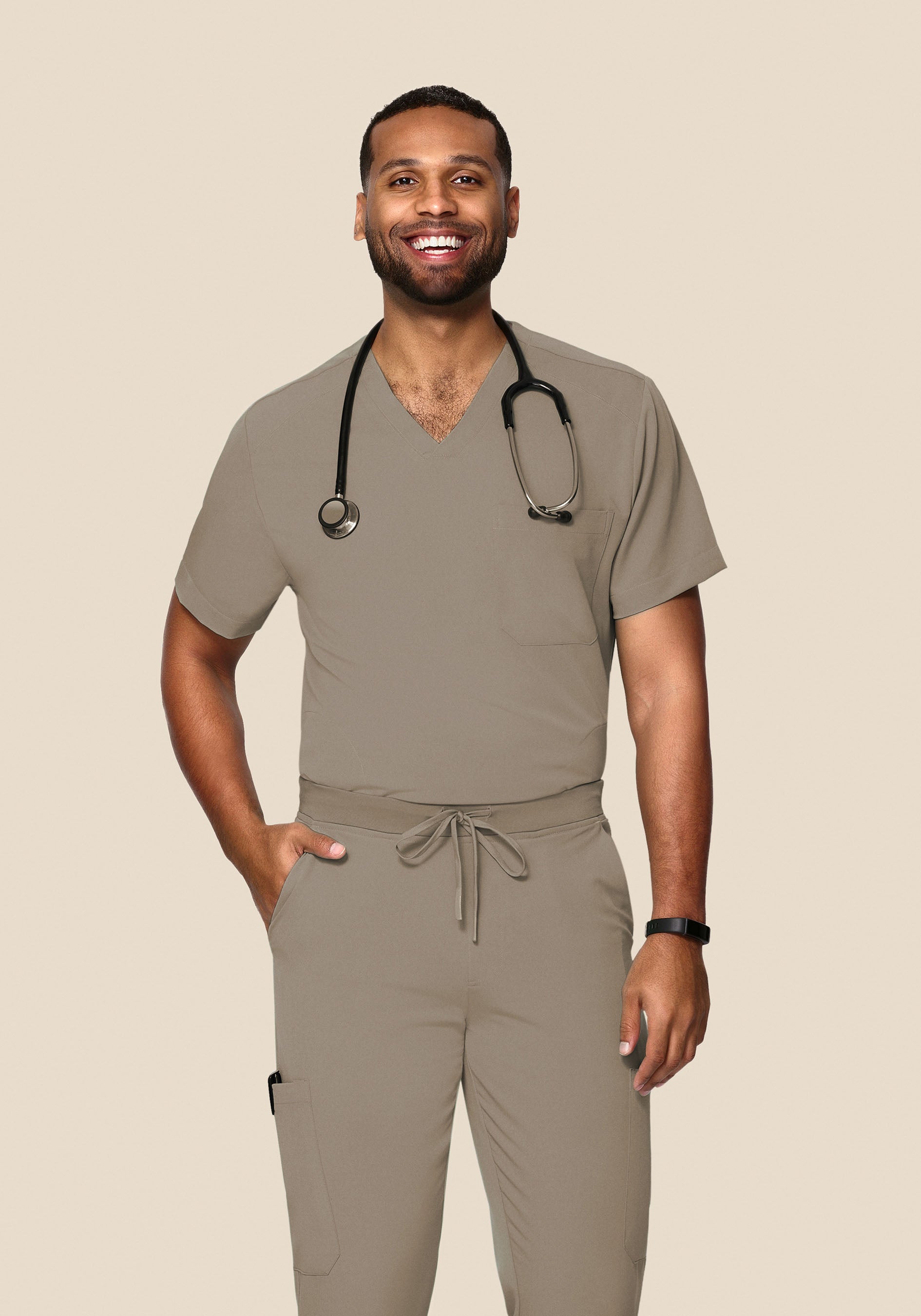 Three Pocket Top Macchiato