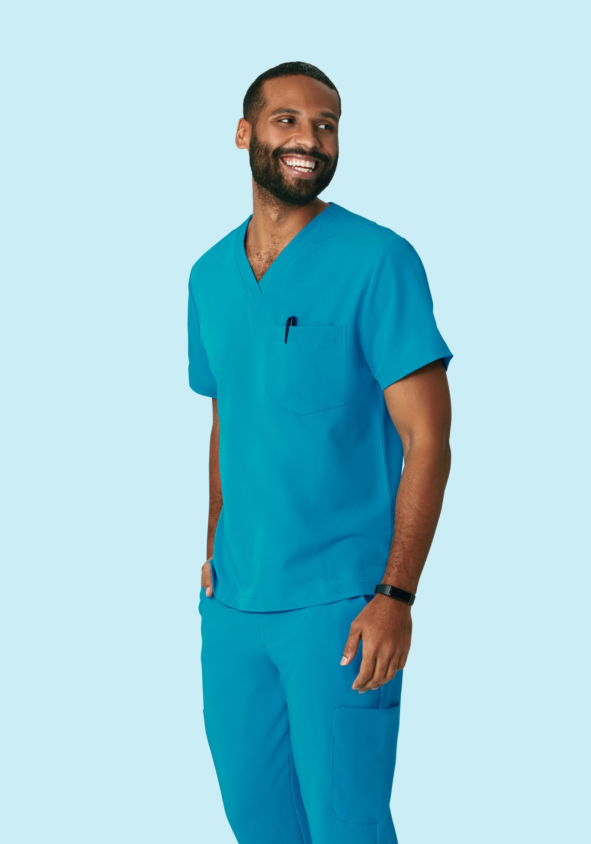 Two Pocket Top Azure