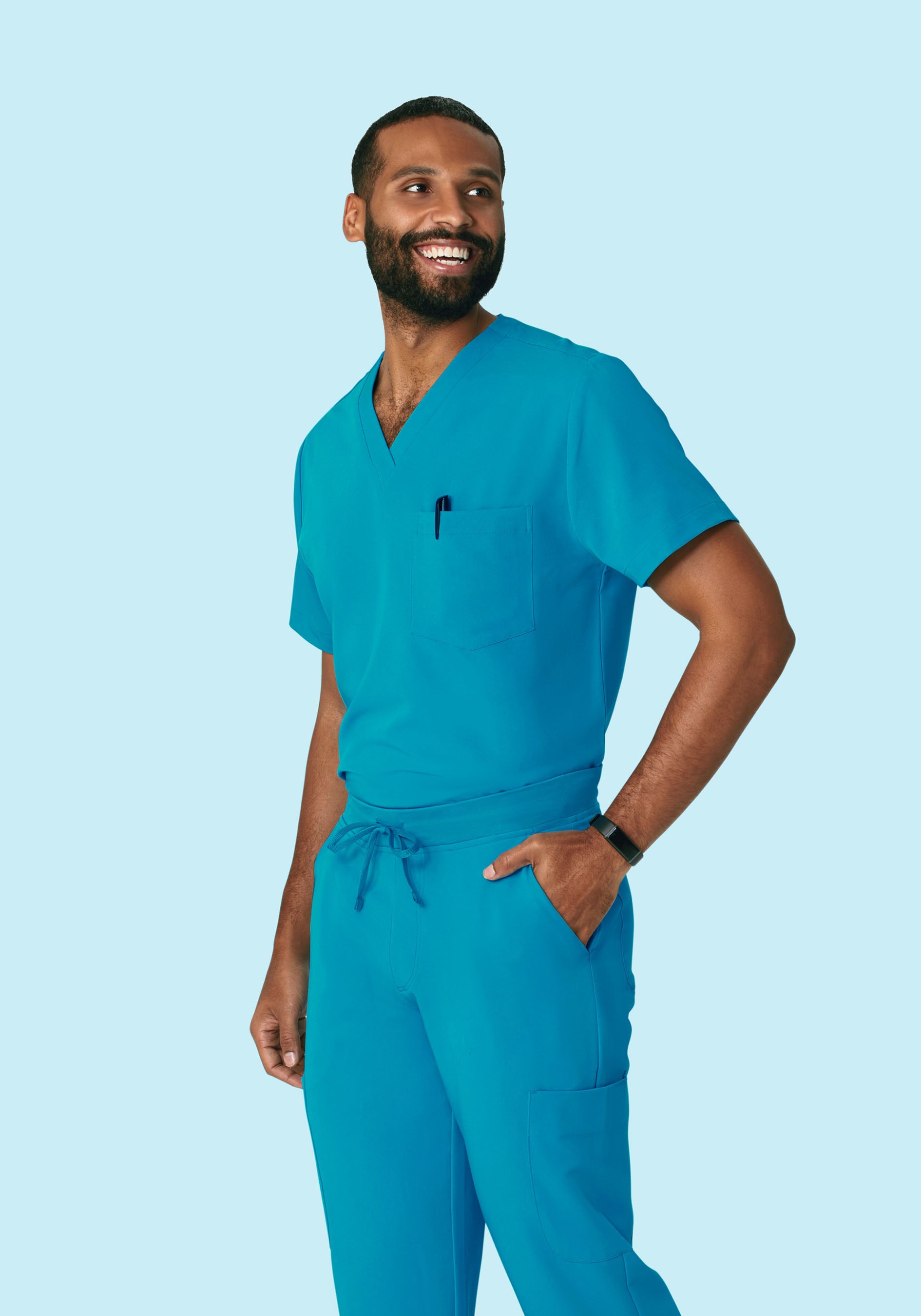 Two Pocket Top Azure