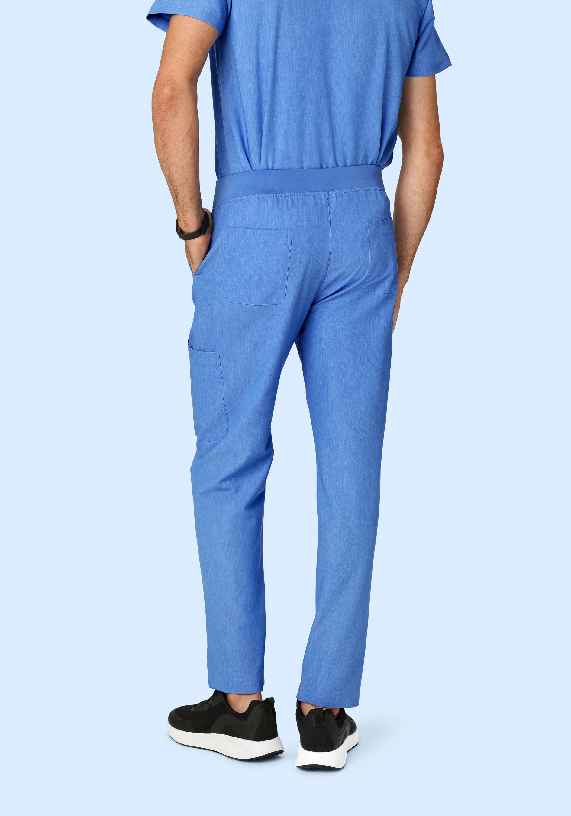 7 Pocket Cargos Heather Blue