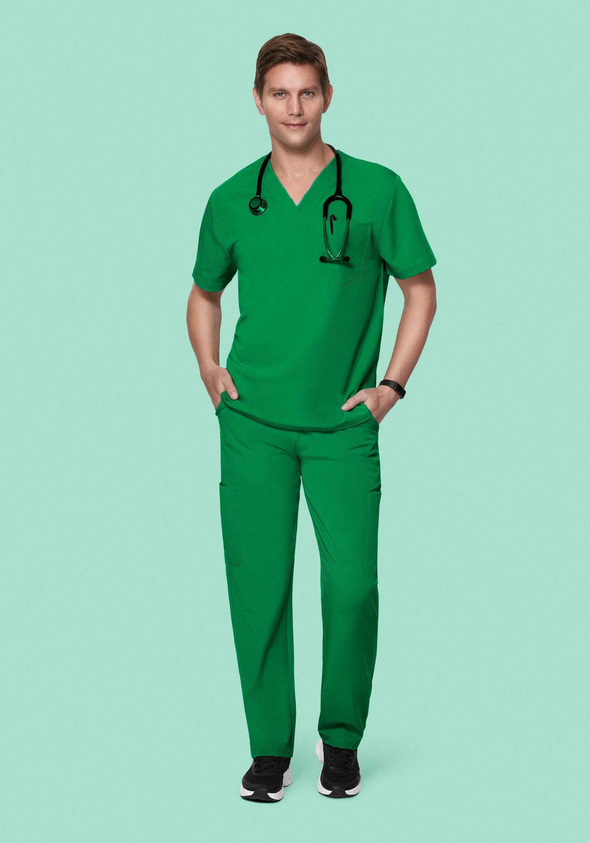 Two Pocket Top Emerald