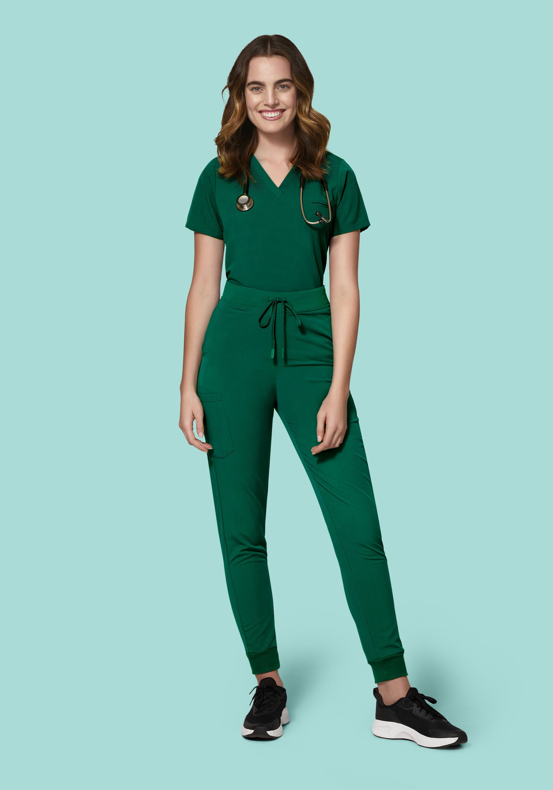 6 Pocket Top Hunter Green