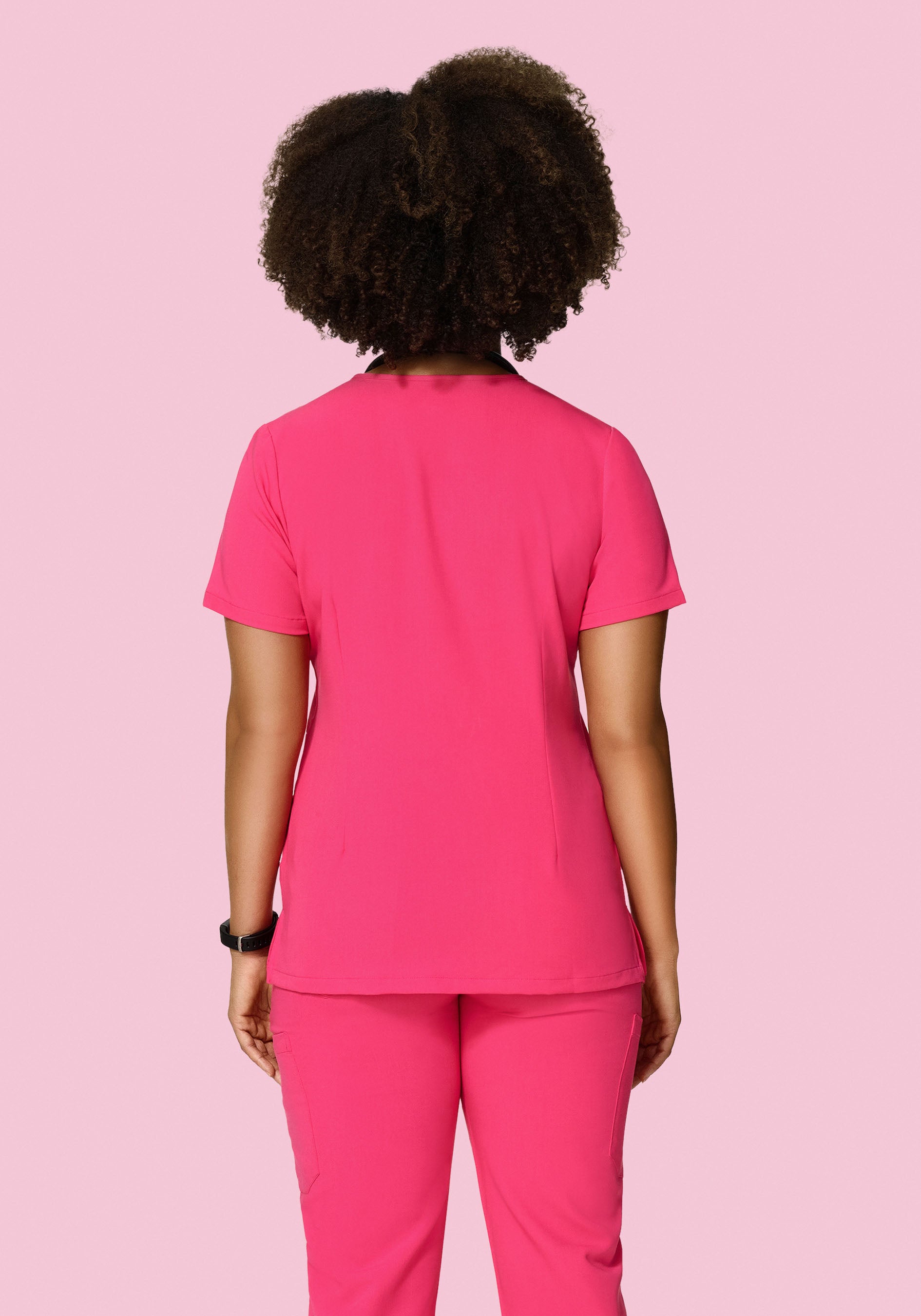 5 Pocket Notch Neck Top Azalea