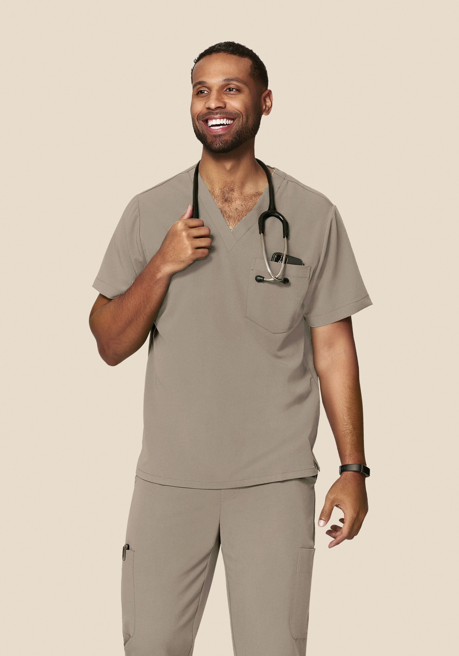 Two Pocket Top Macchiato