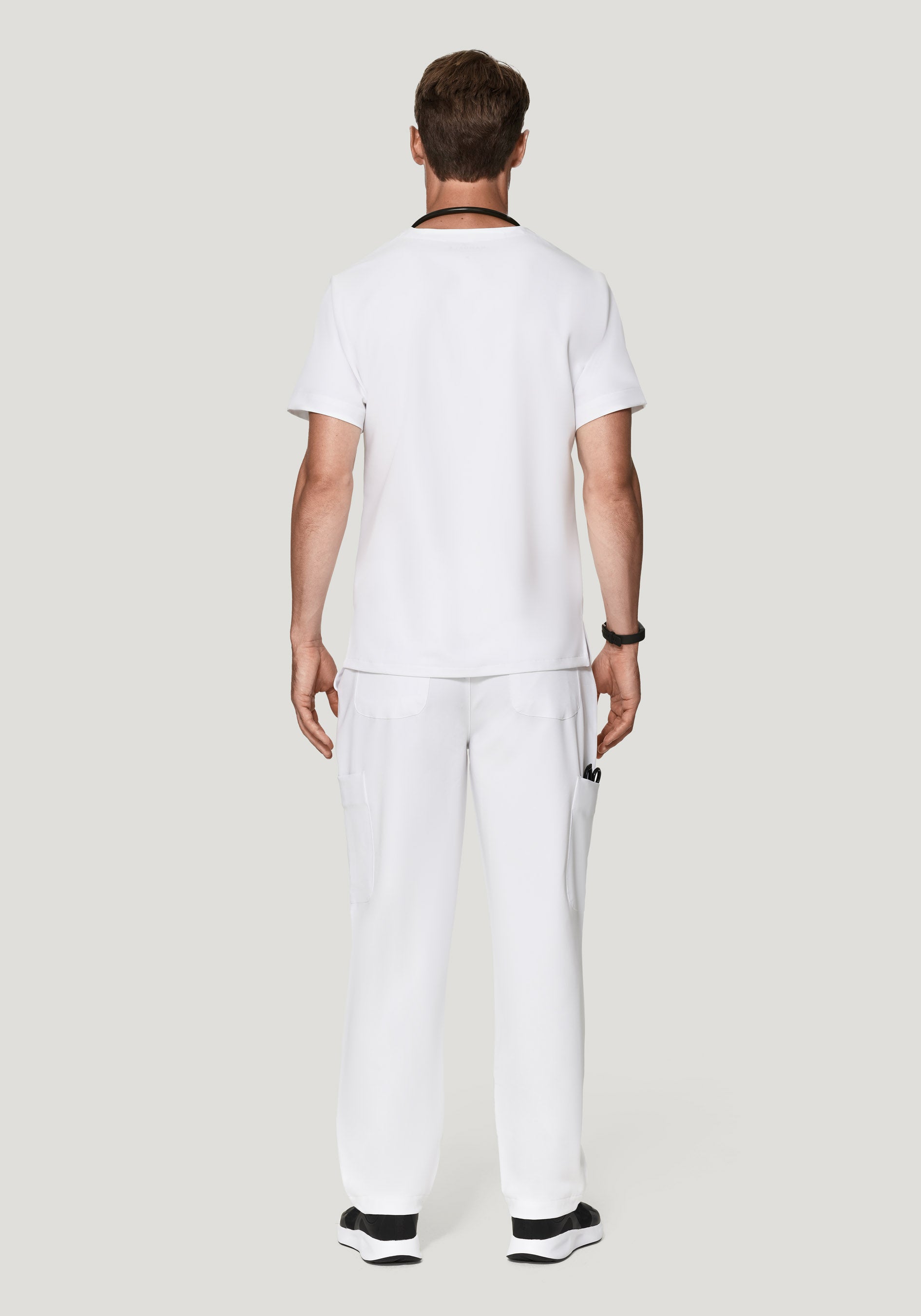 7 Pocket Cargos White