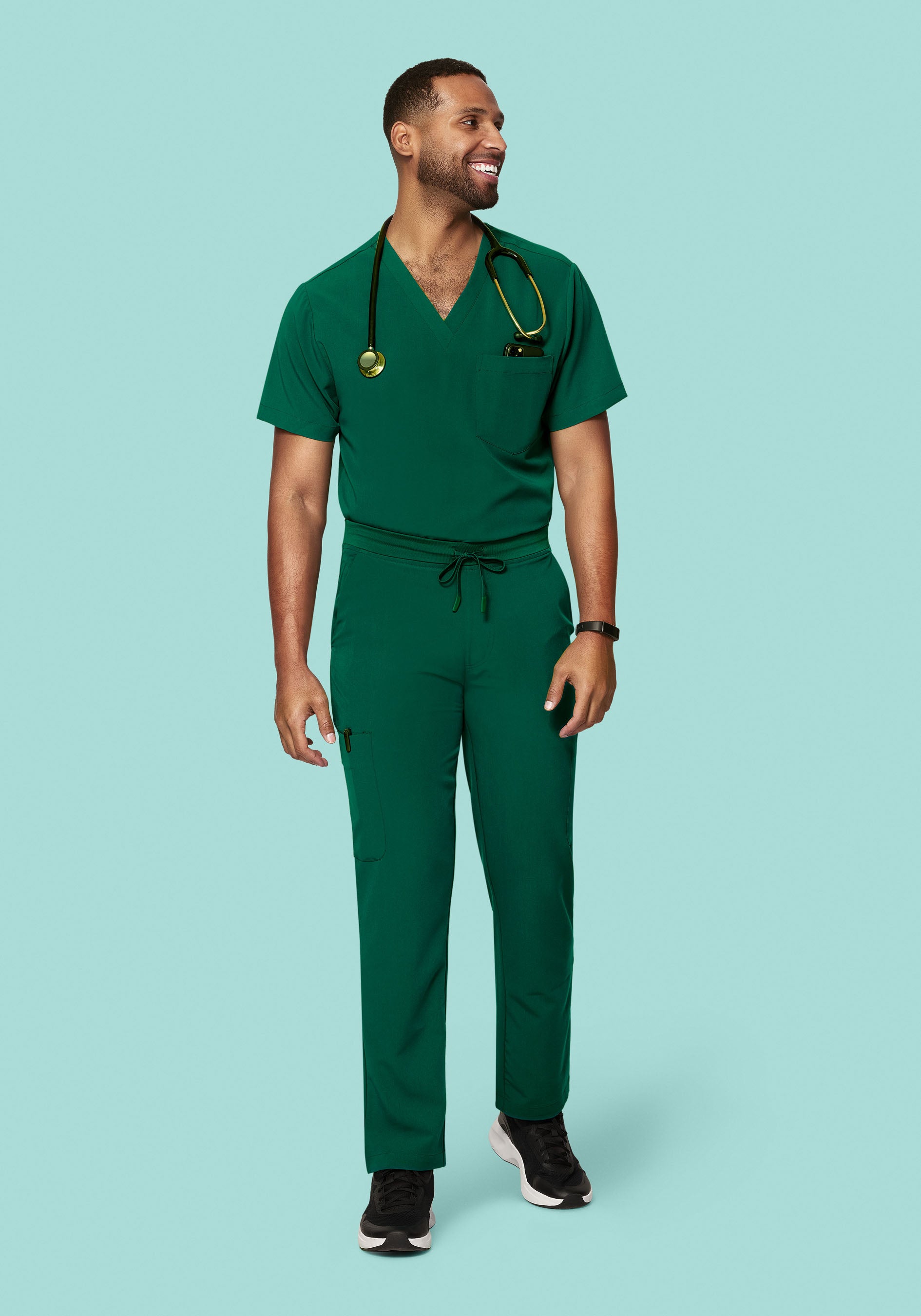 Two Pocket Top Hunter Green