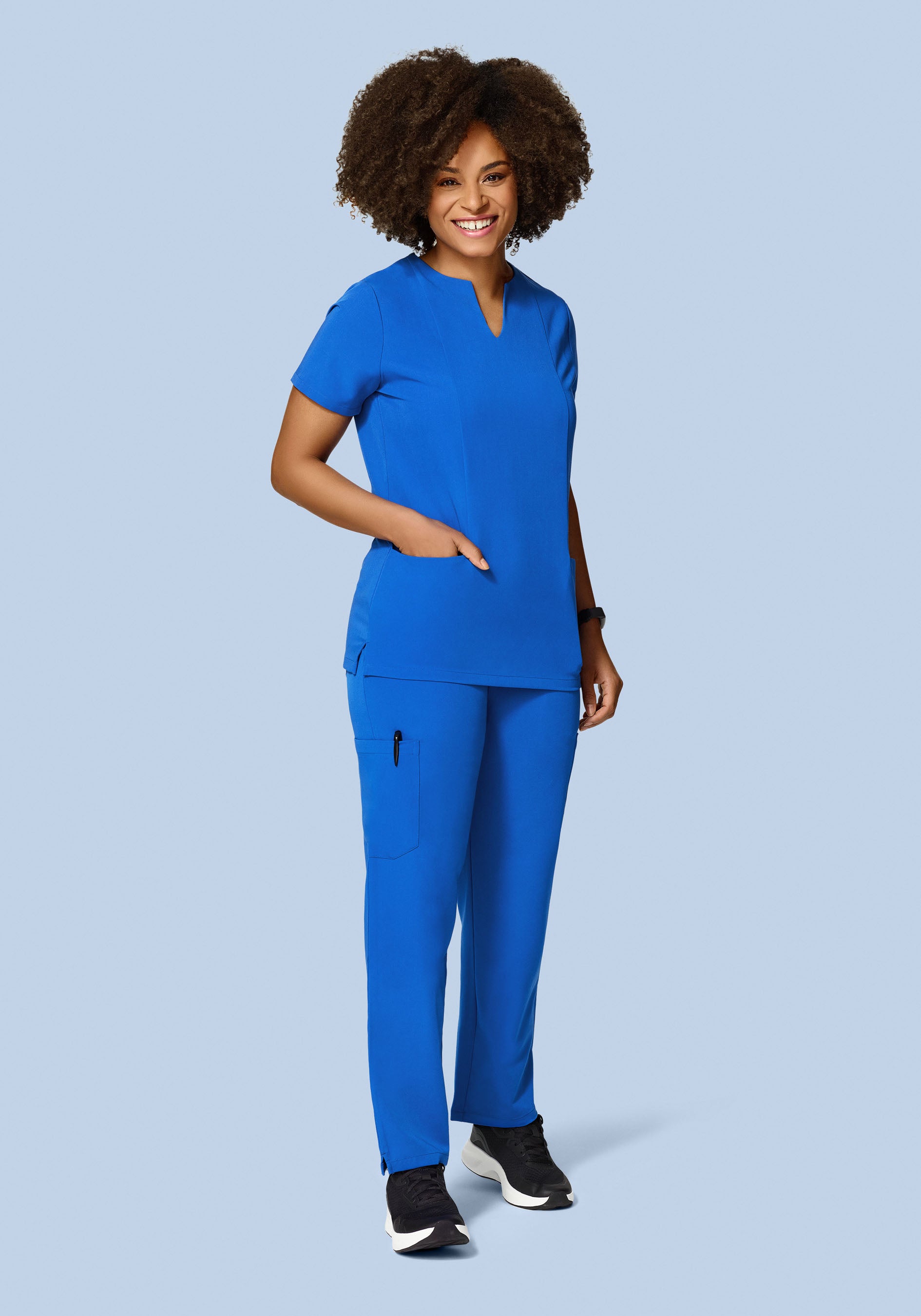 9 Pocket Cargo Pants Royal Blue