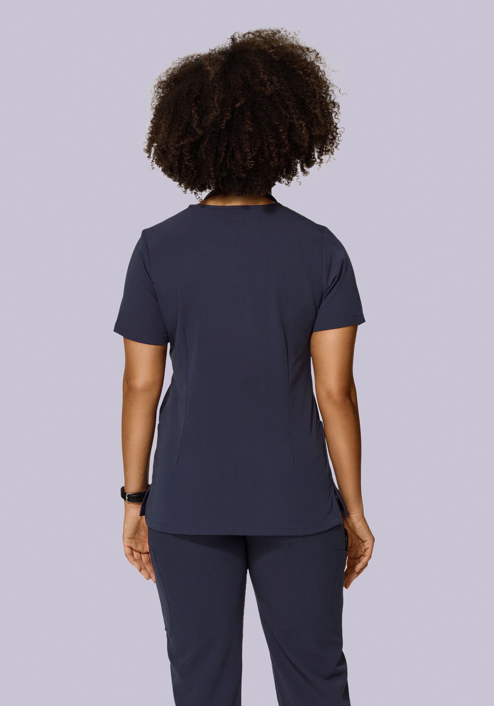 5 Pocket Notch Neck Top Steel