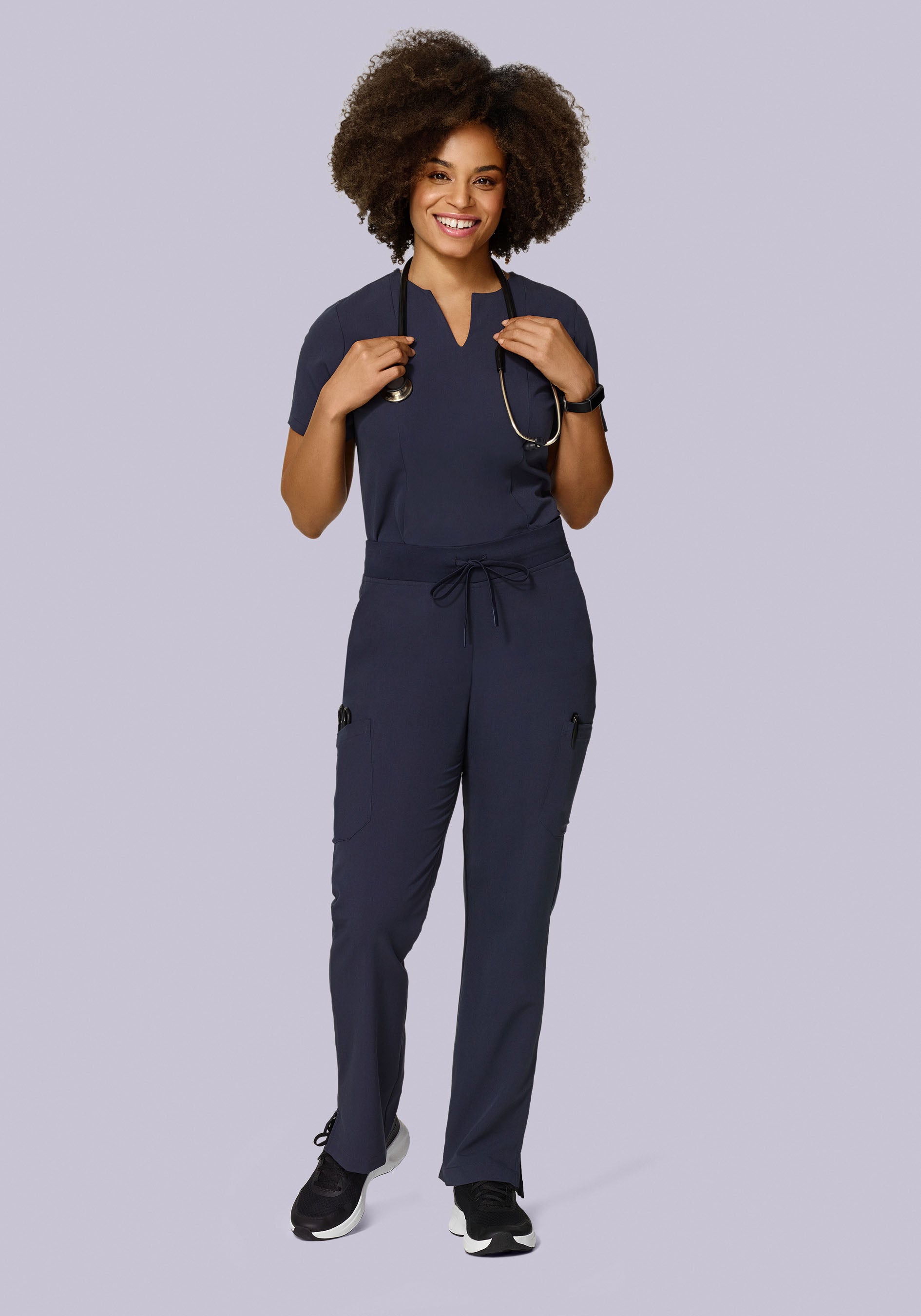 5 Pocket Notch Neck Top Steel