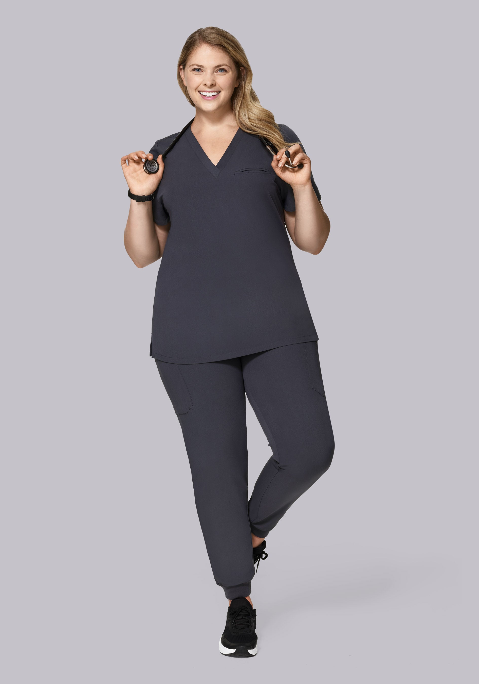 9 Pocket Joggers Pewter