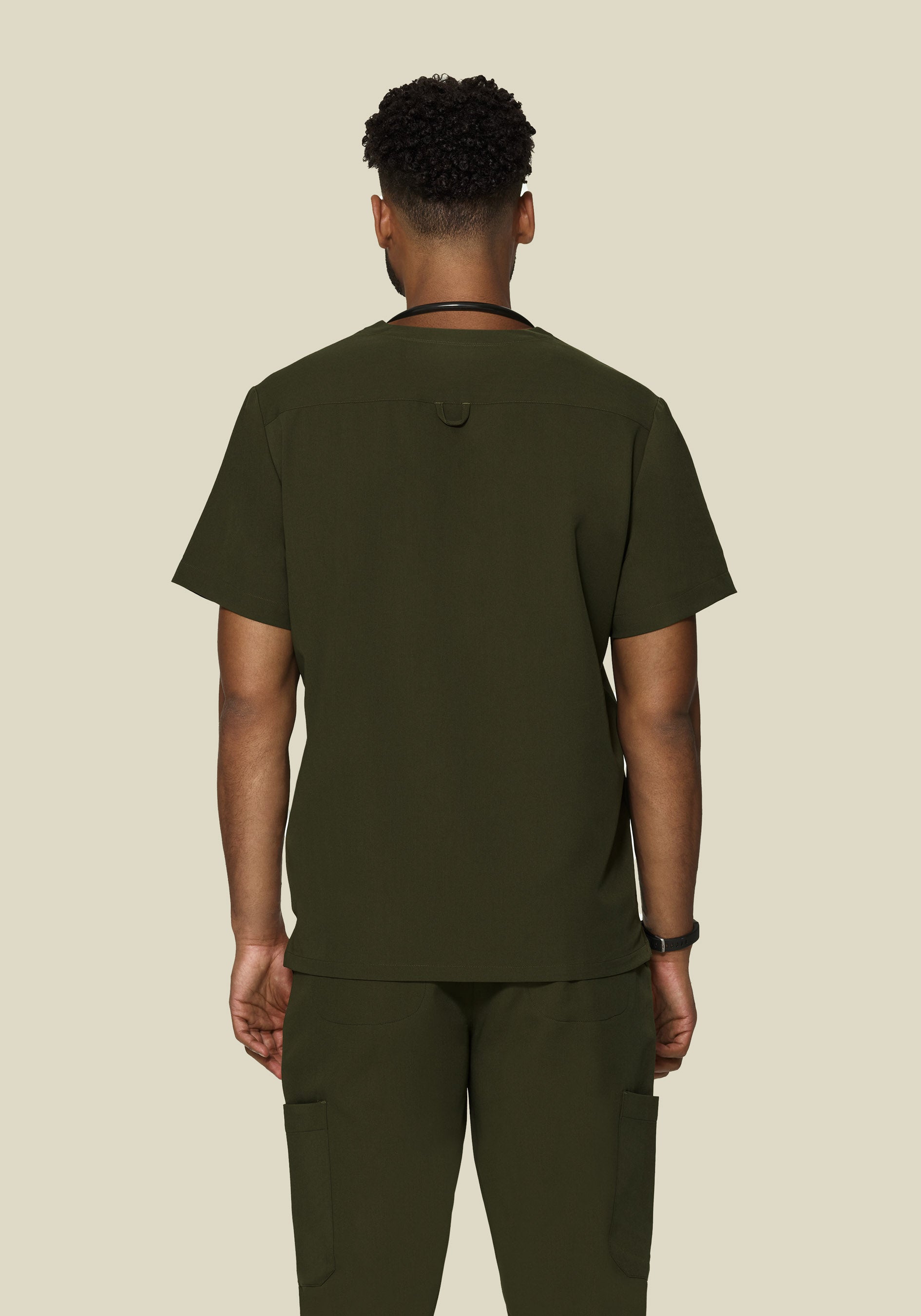 Three Pocket Top Olive
