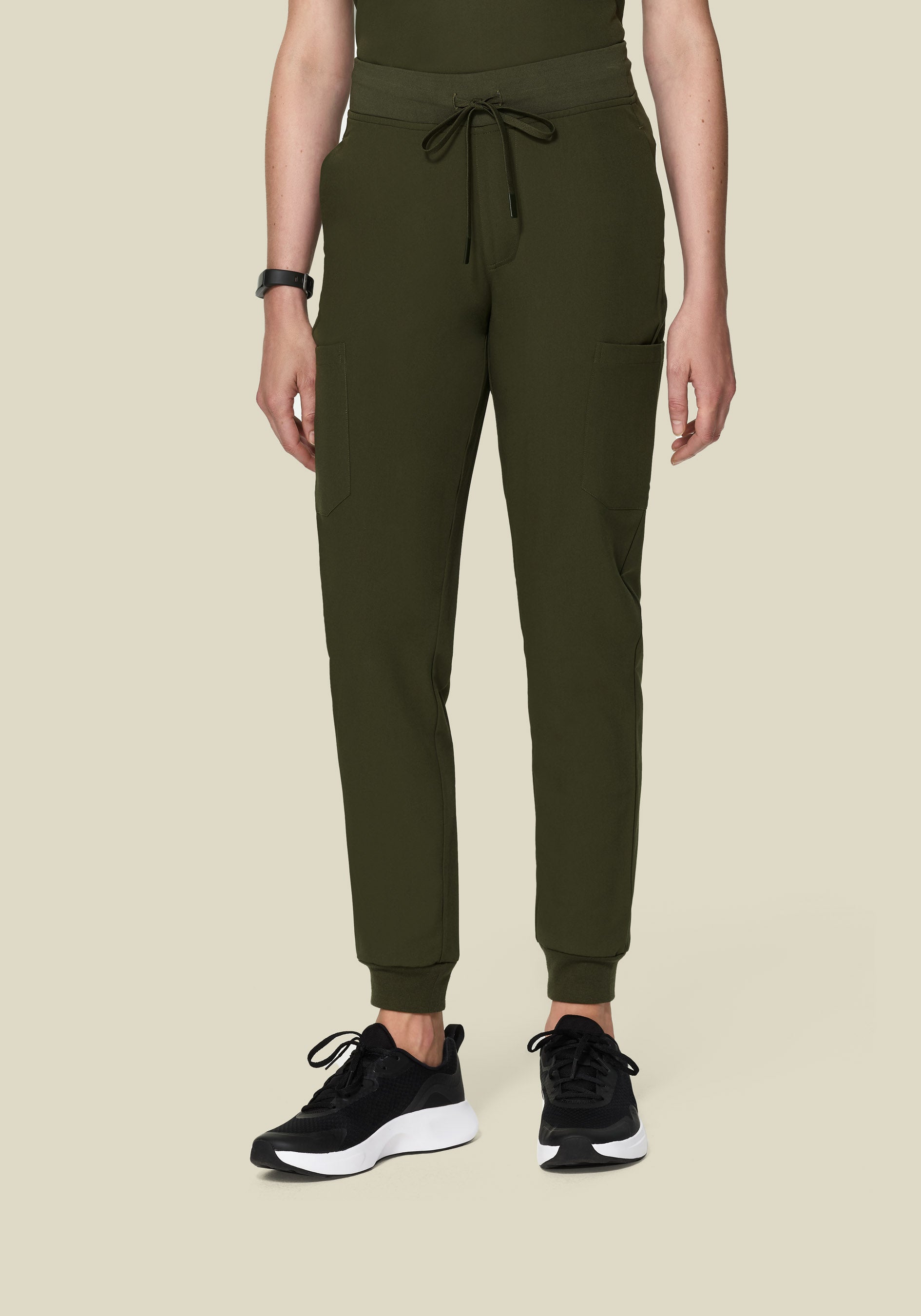 Plant Dyed Organic Cuffed Joggers in Olive Green – TOBEFRANK