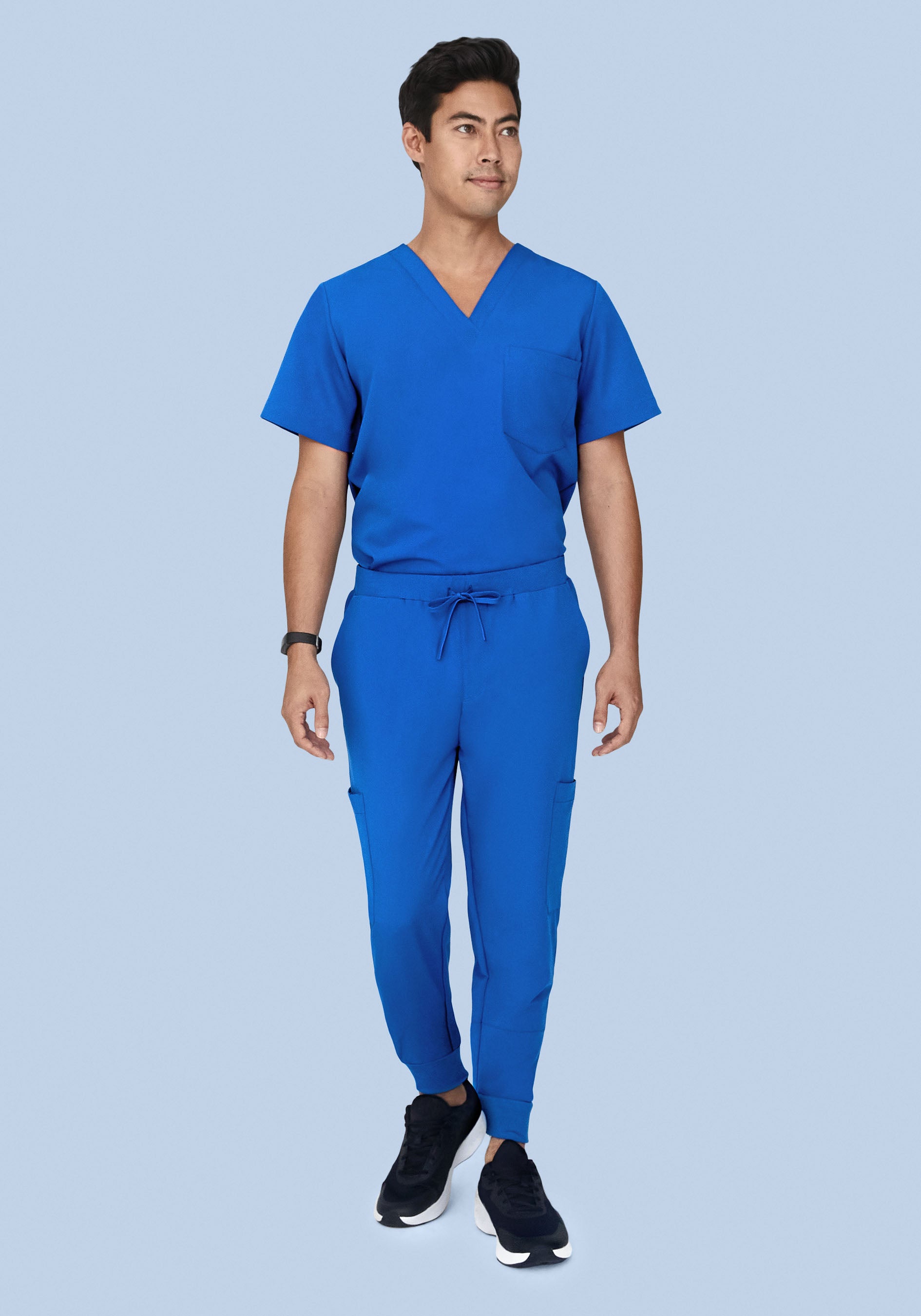 Two Pocket Top Royal Blue