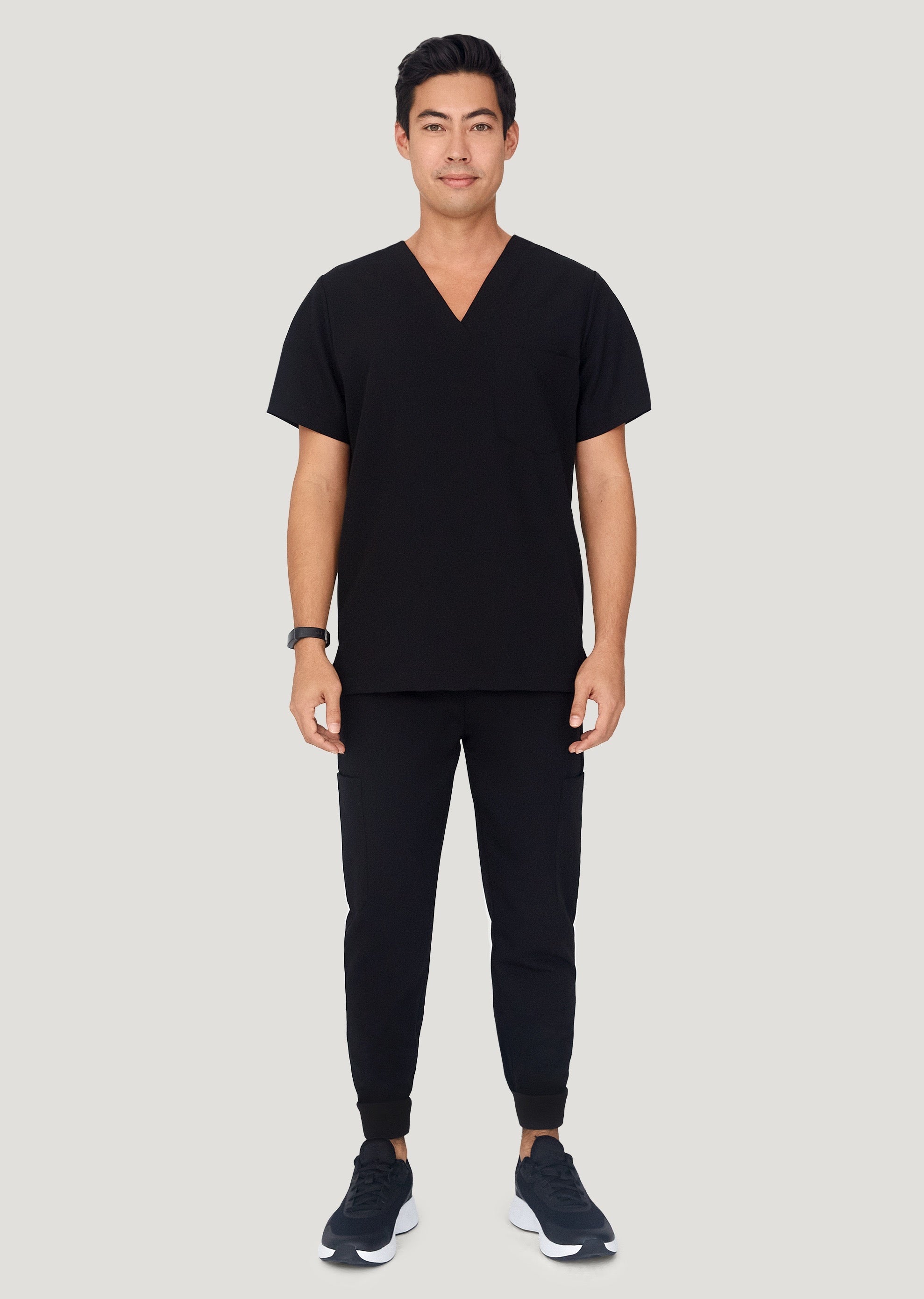 7 Pocket Joggers Black