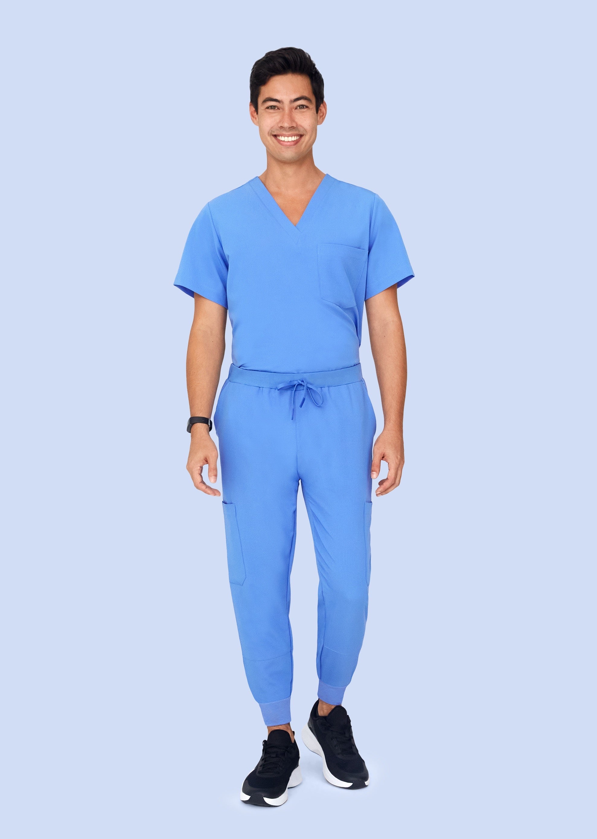 7 Pocket Joggers Ceil Blue