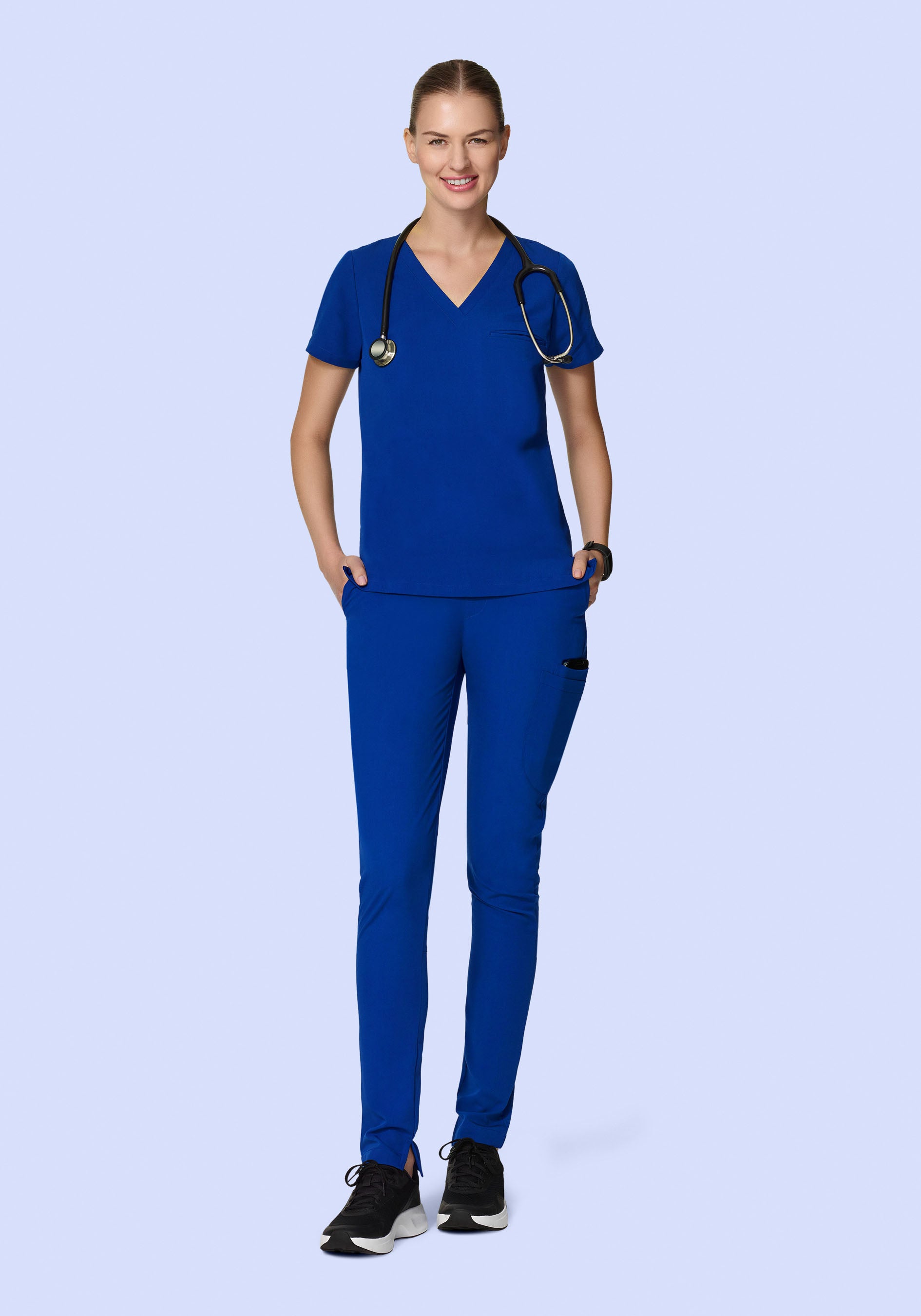 6 Pocket Slim Pants Galaxy Blue