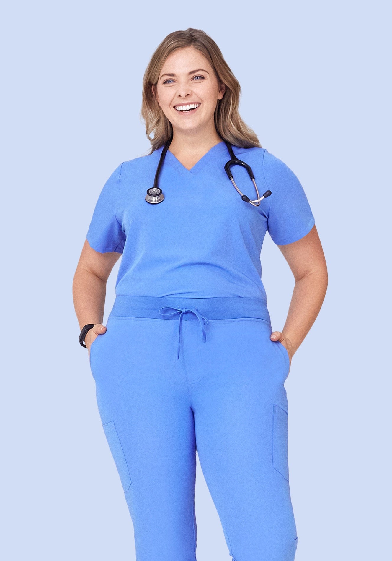 6 Pocket Top Ceil Blue