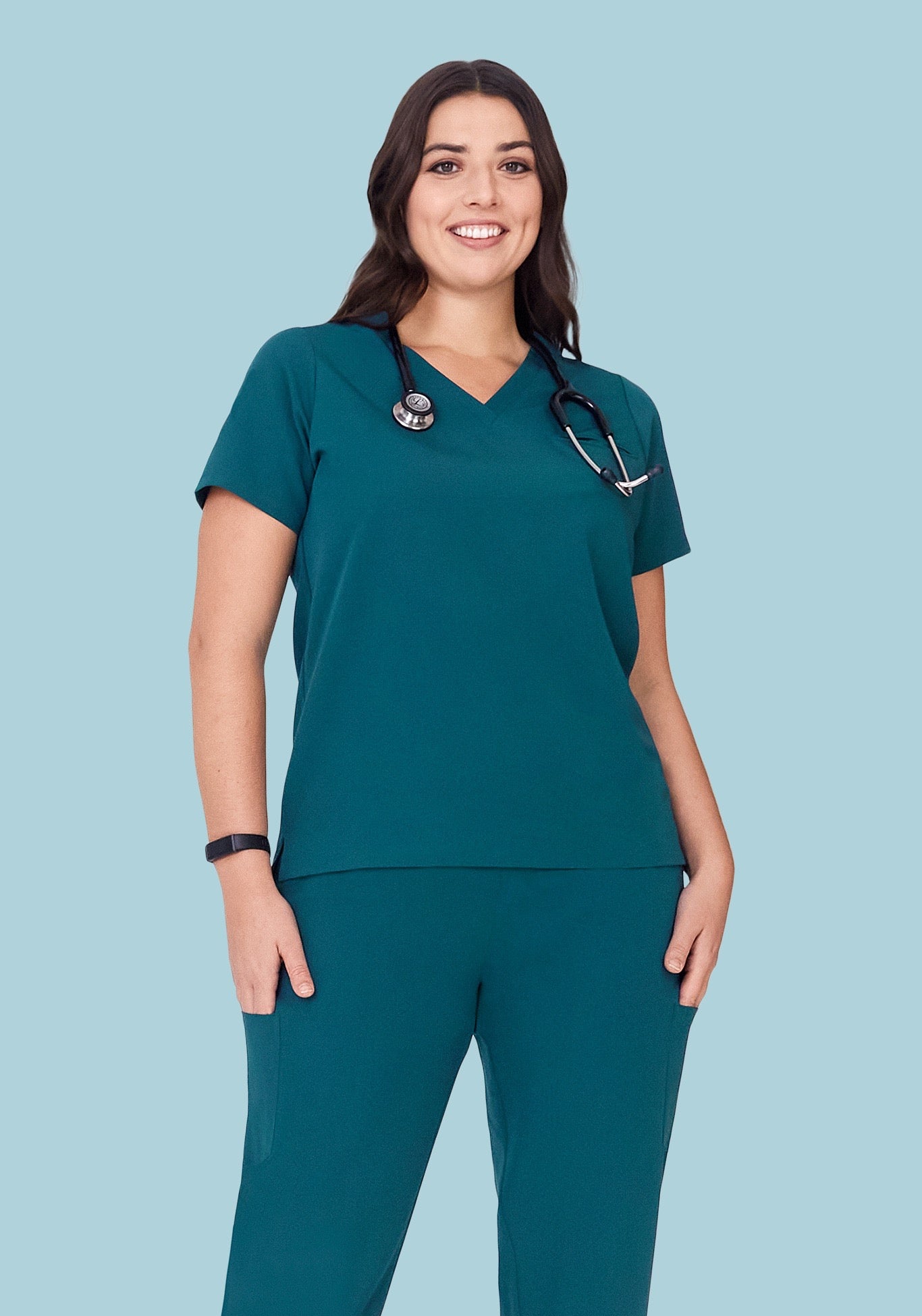 One Pocket Top Caribbean Blue