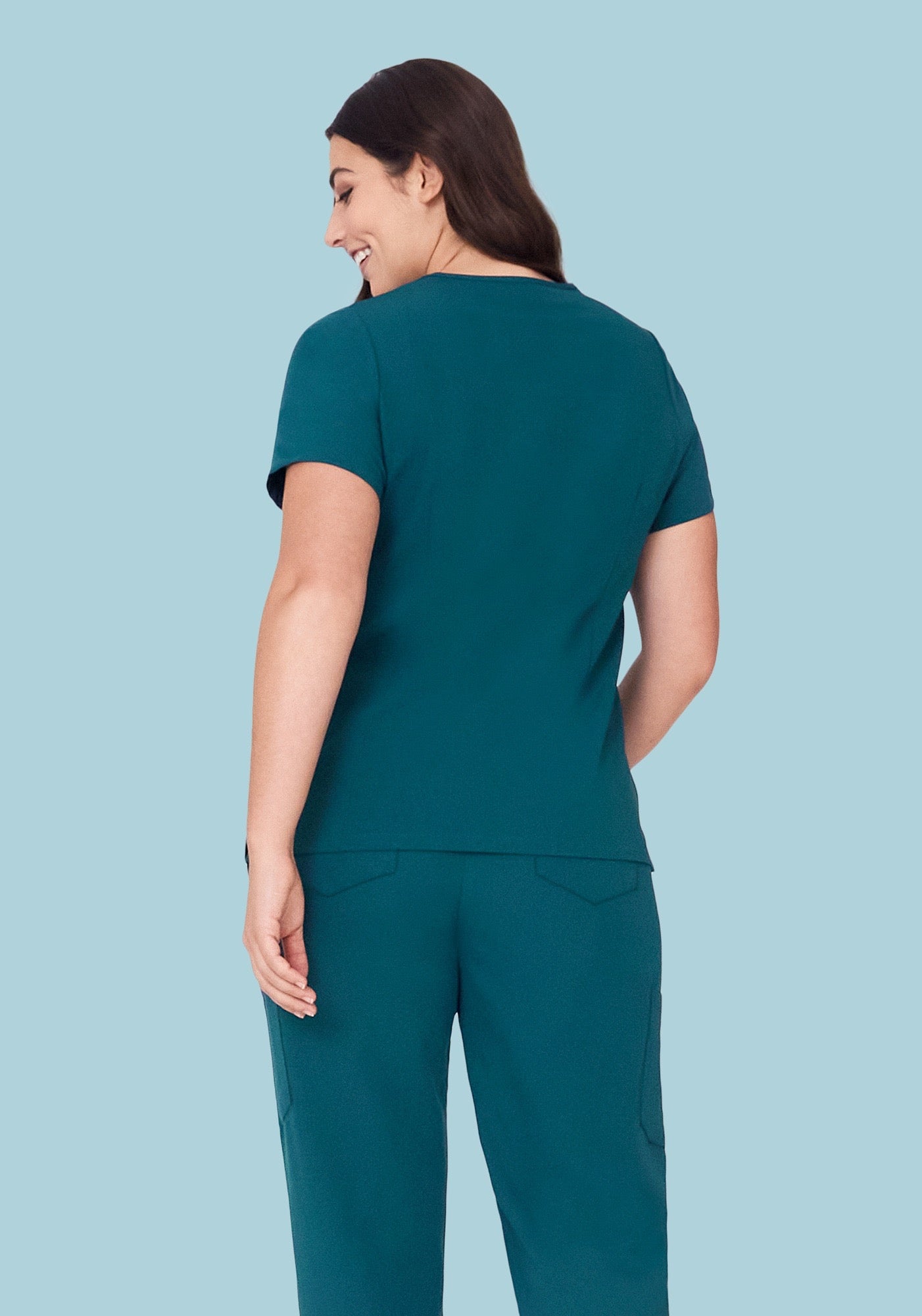 One Pocket Top Caribbean Blue