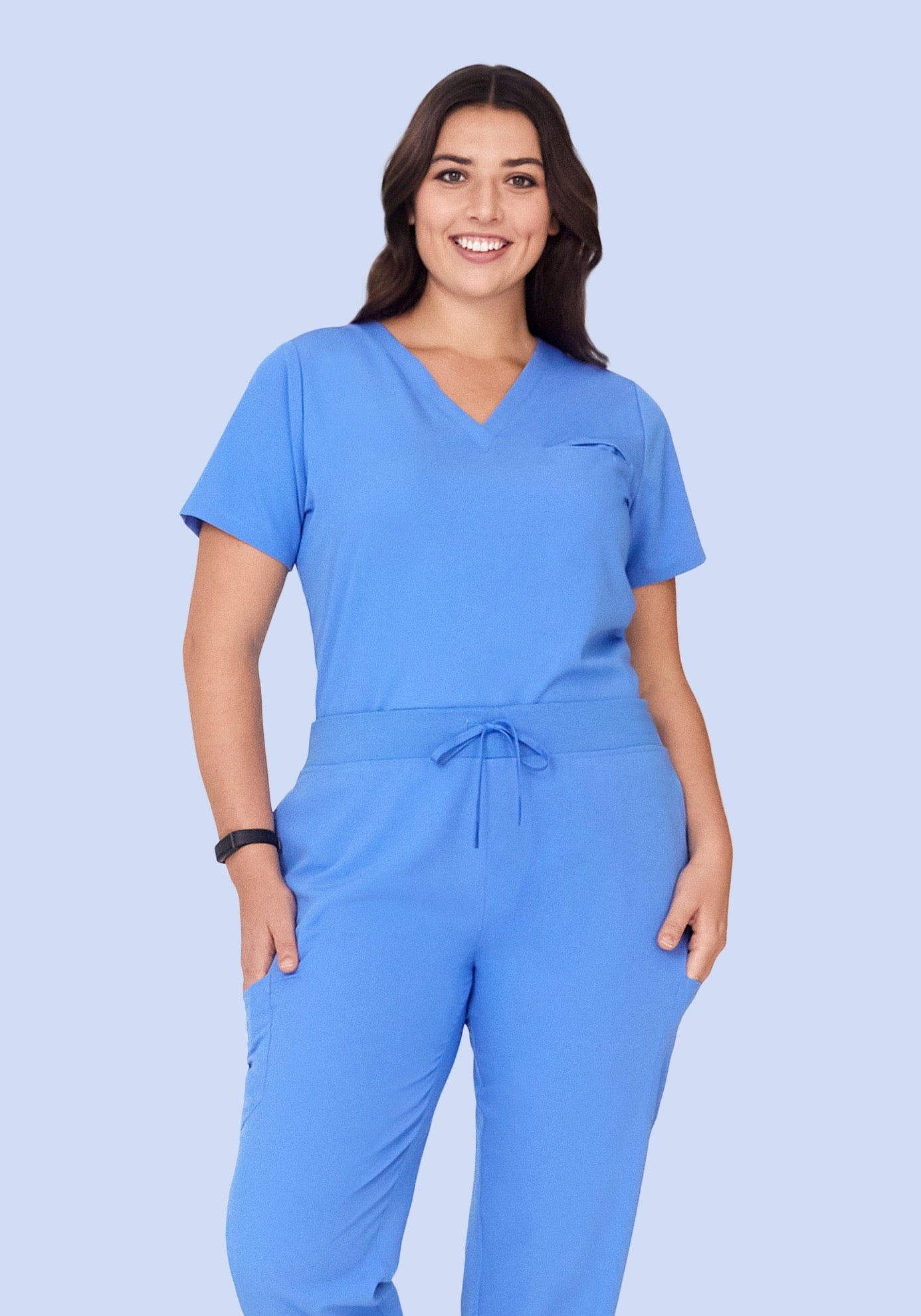 One Pocket Top Ceil Blue