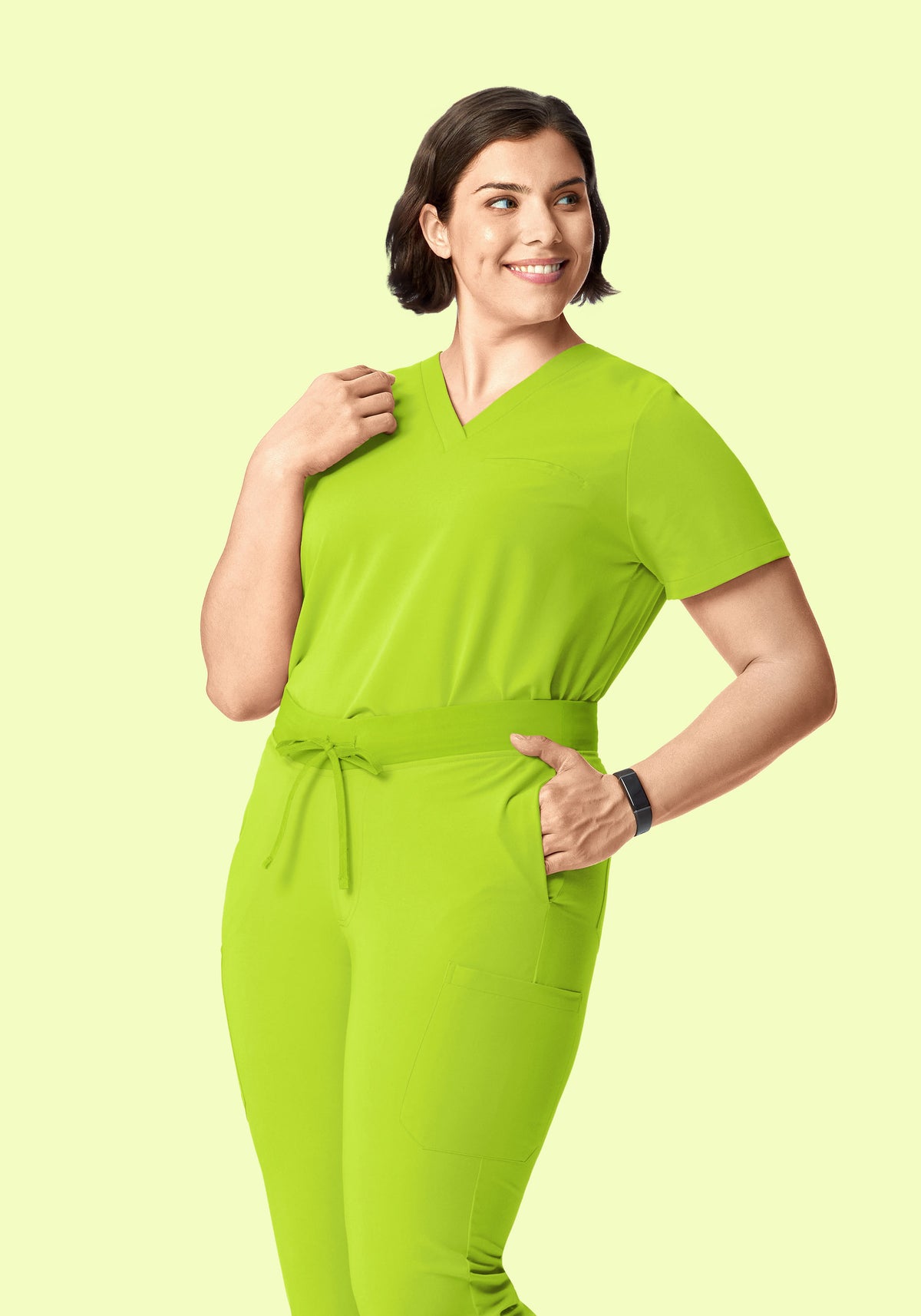 One Pocket Top Apple Green