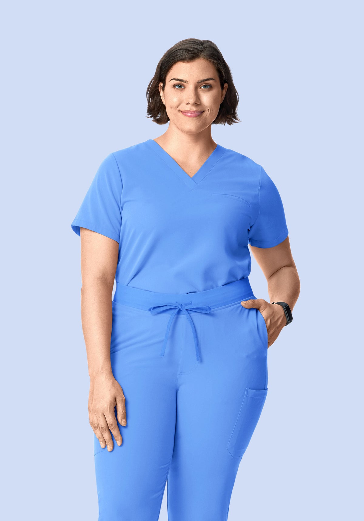 One Pocket Top Ceil Blue