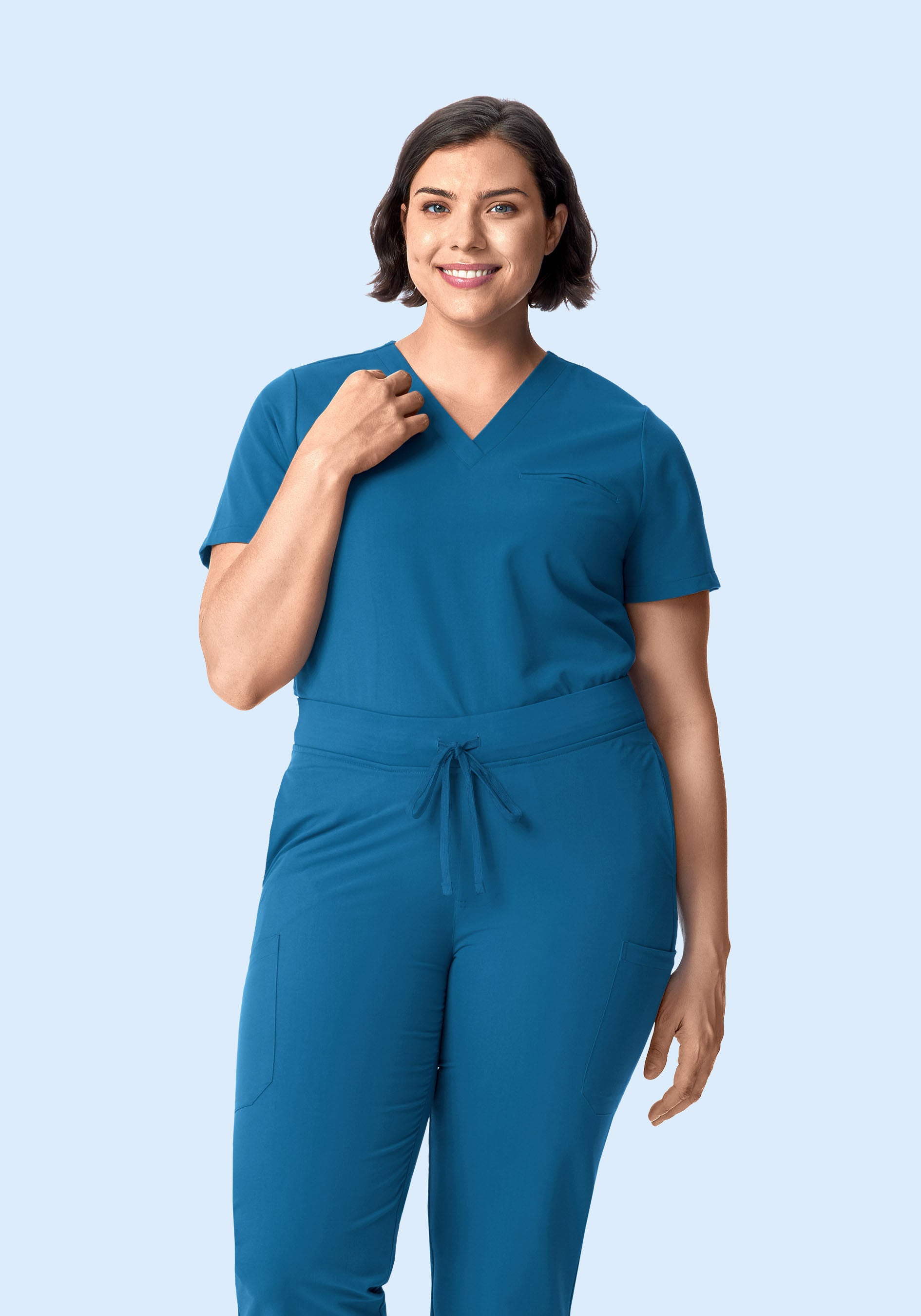 One Pocket Top Vallarta Blue