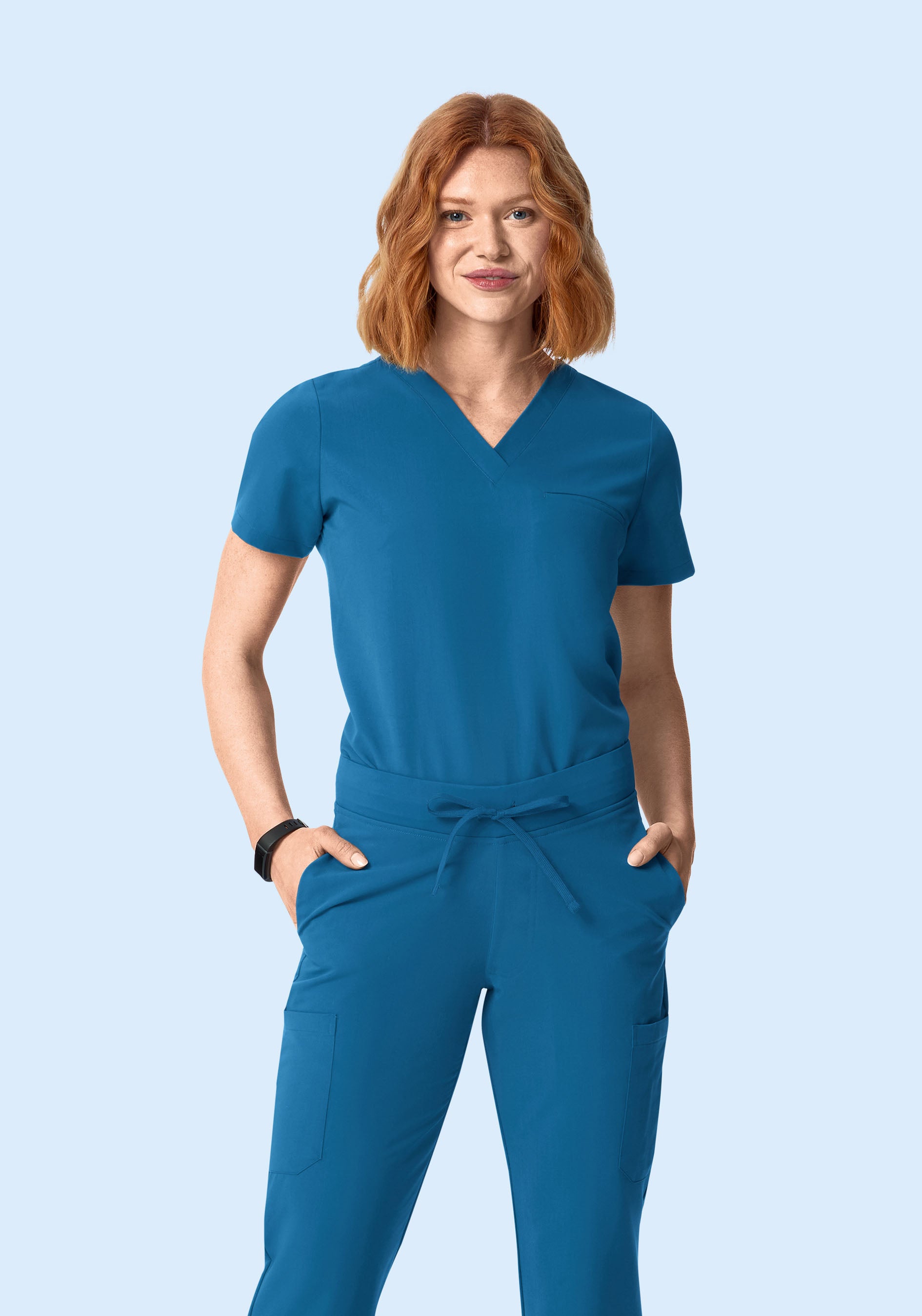One Pocket Top Vallarta Blue