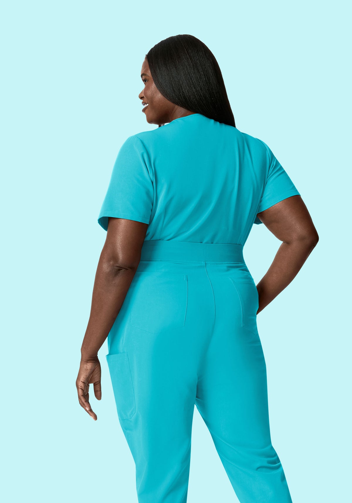 One Pocket Top Teal
