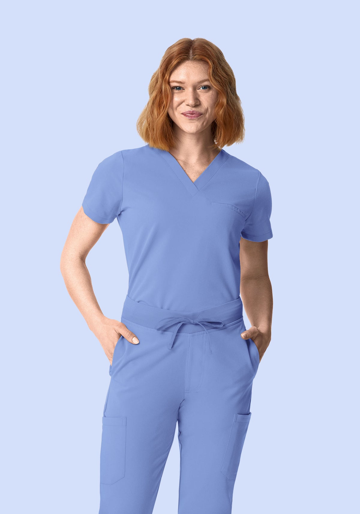 One Pocket Top Coastline Blue