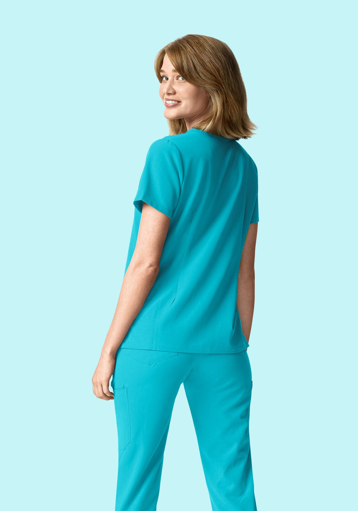 One Pocket Top Teal