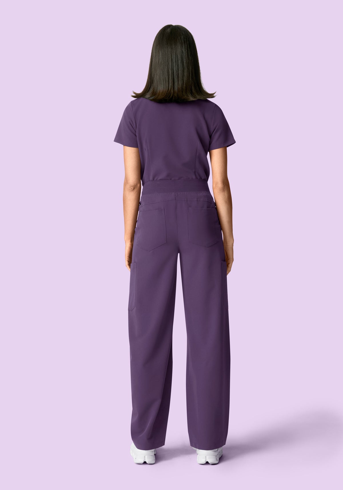 Mid-Rise Barrel Pants Dewberry
