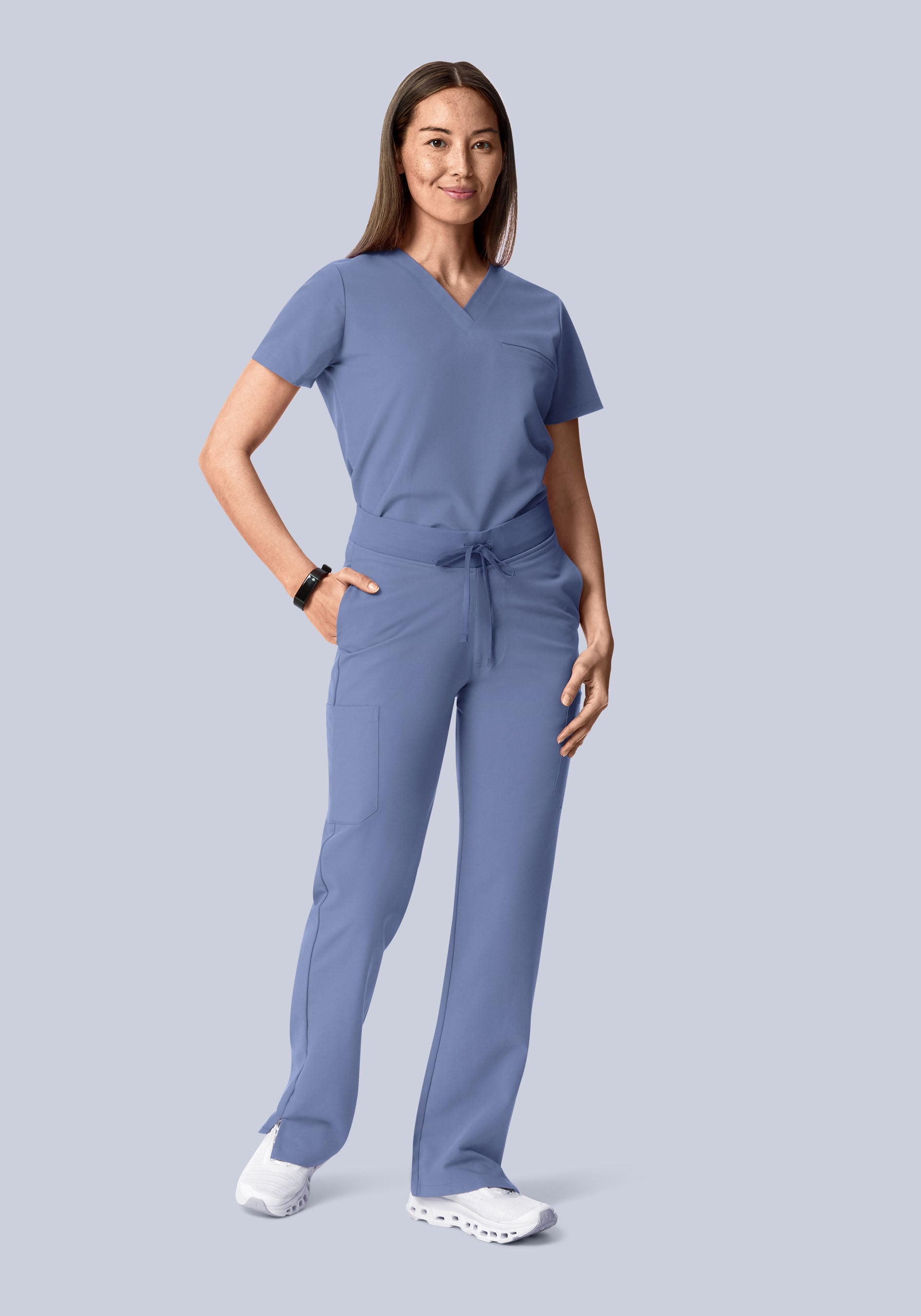 9 Pocket Cargo Pants Periwinkle