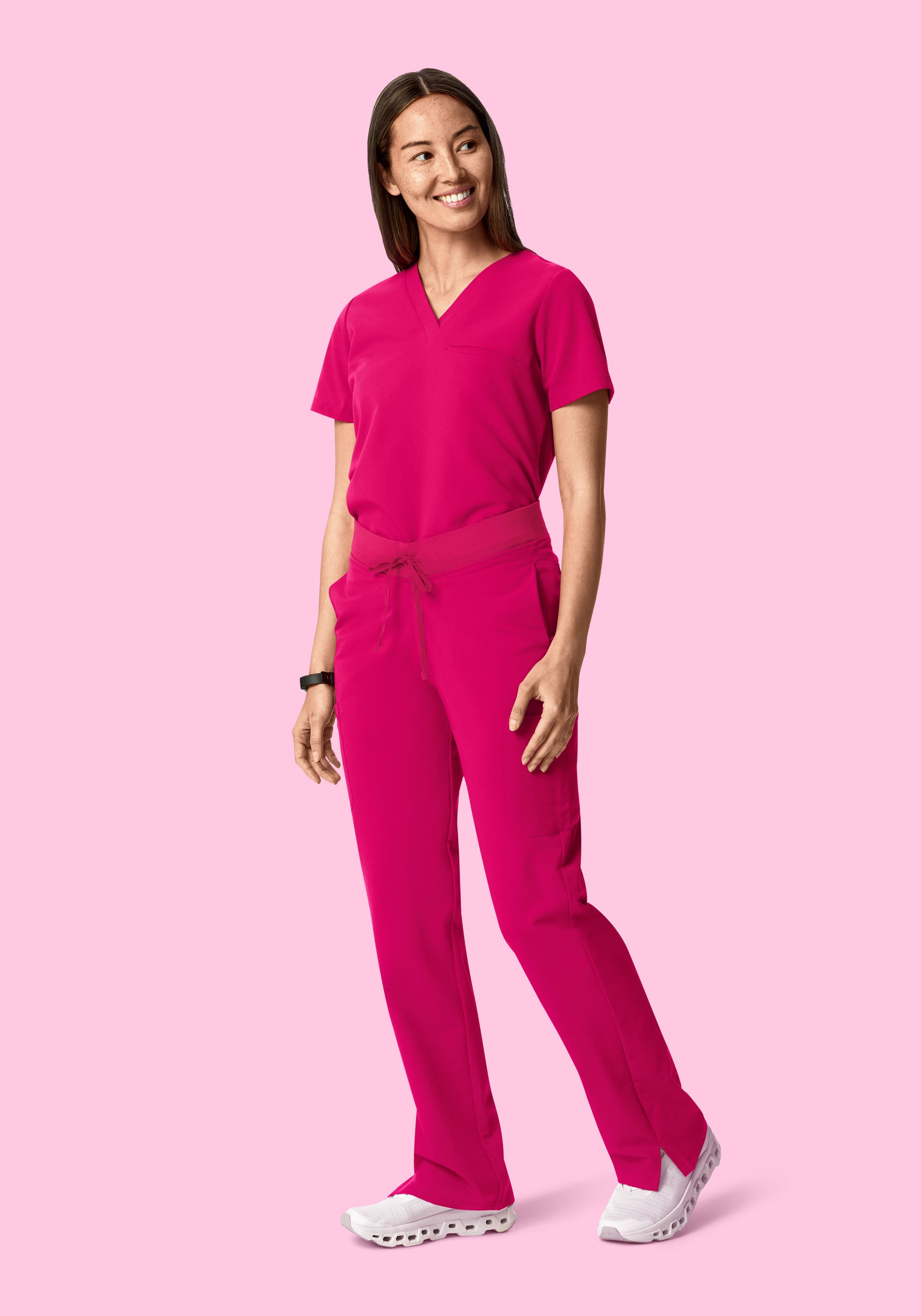 9 Pocket Cargo Pants Raspberry