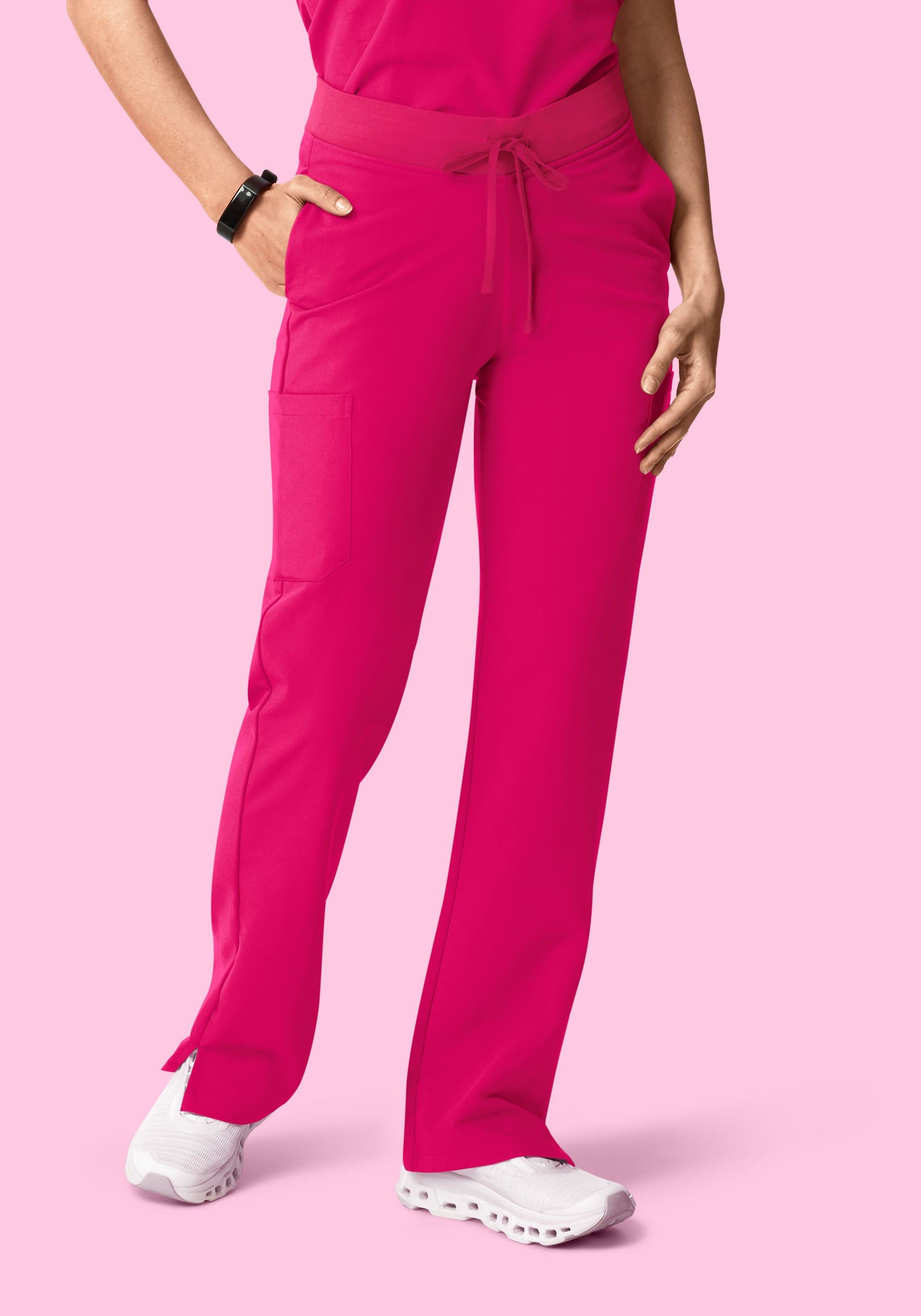 9 Pocket Cargo Pants Raspberry