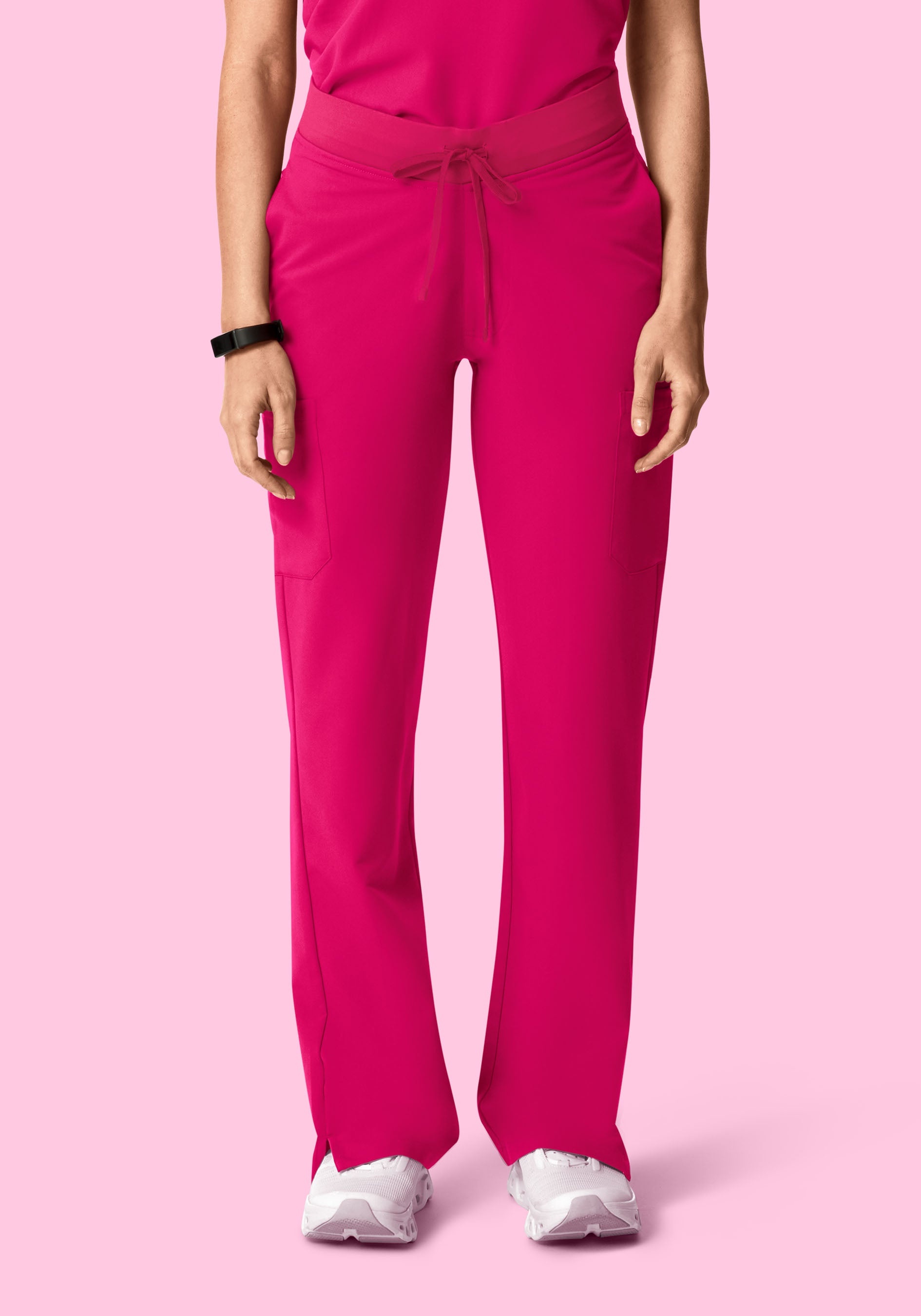 9 Pocket Cargo Pants Raspberry