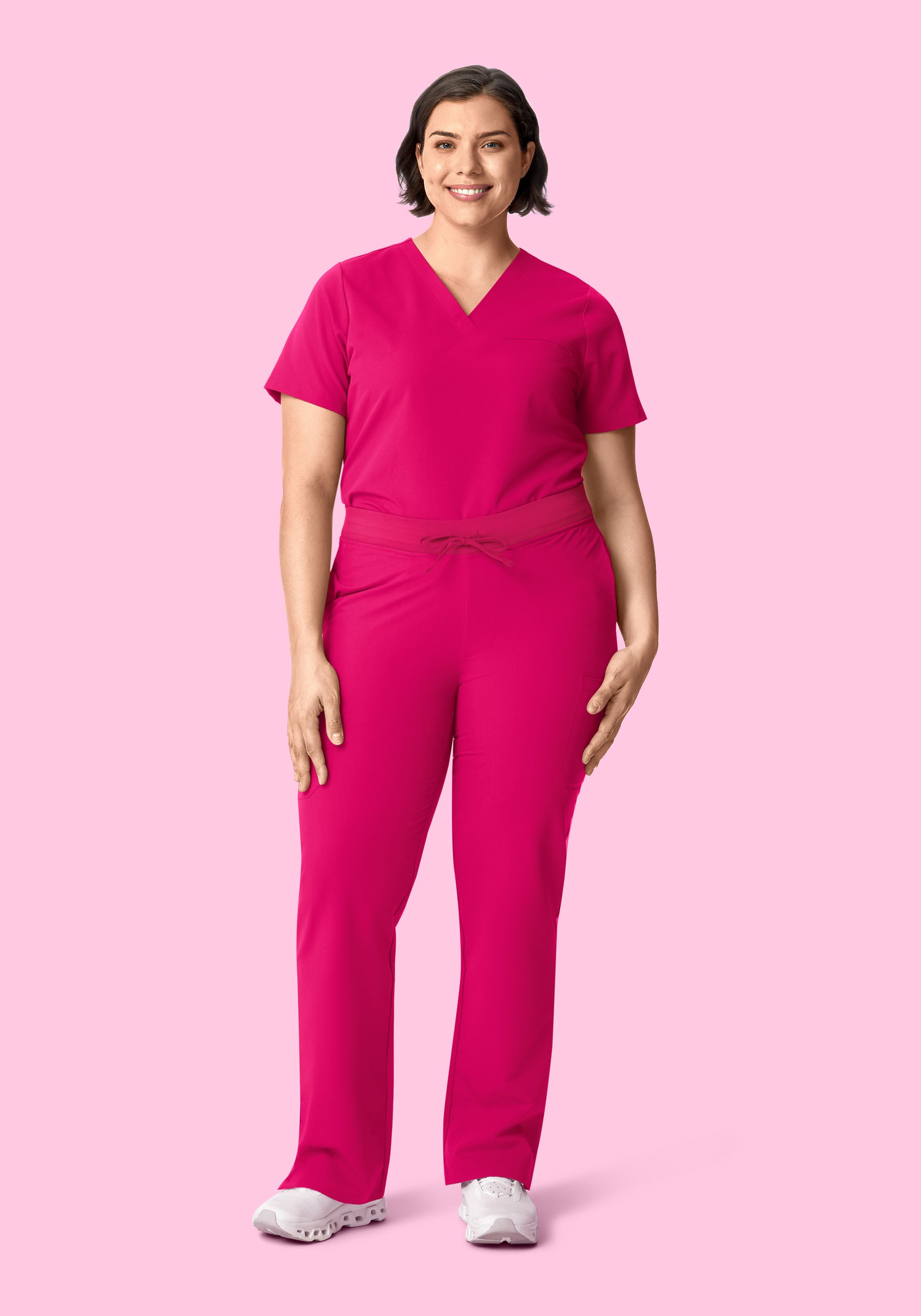9 Pocket Cargo Pants Raspberry