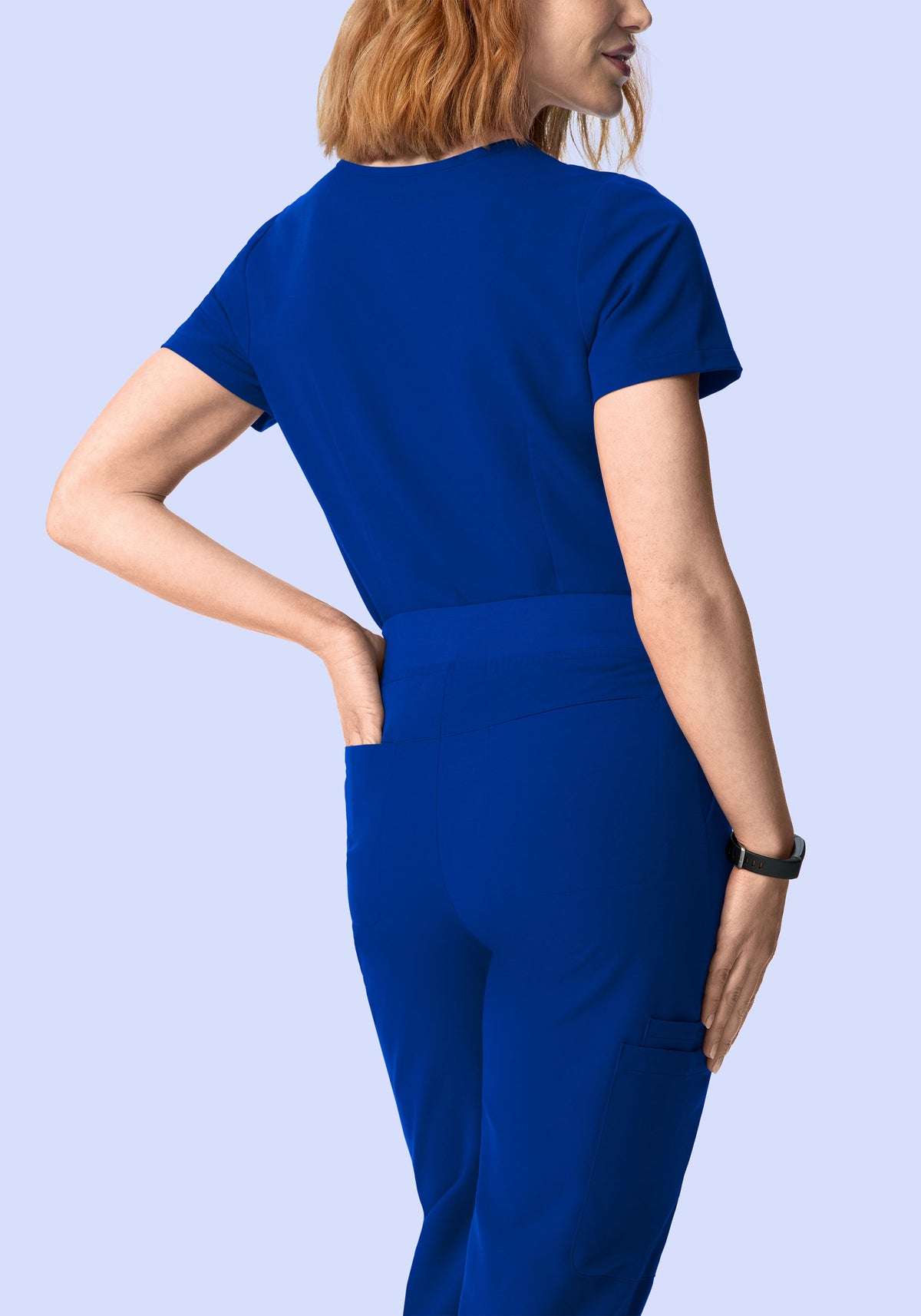 High Waisted Flares Galaxy Blue
