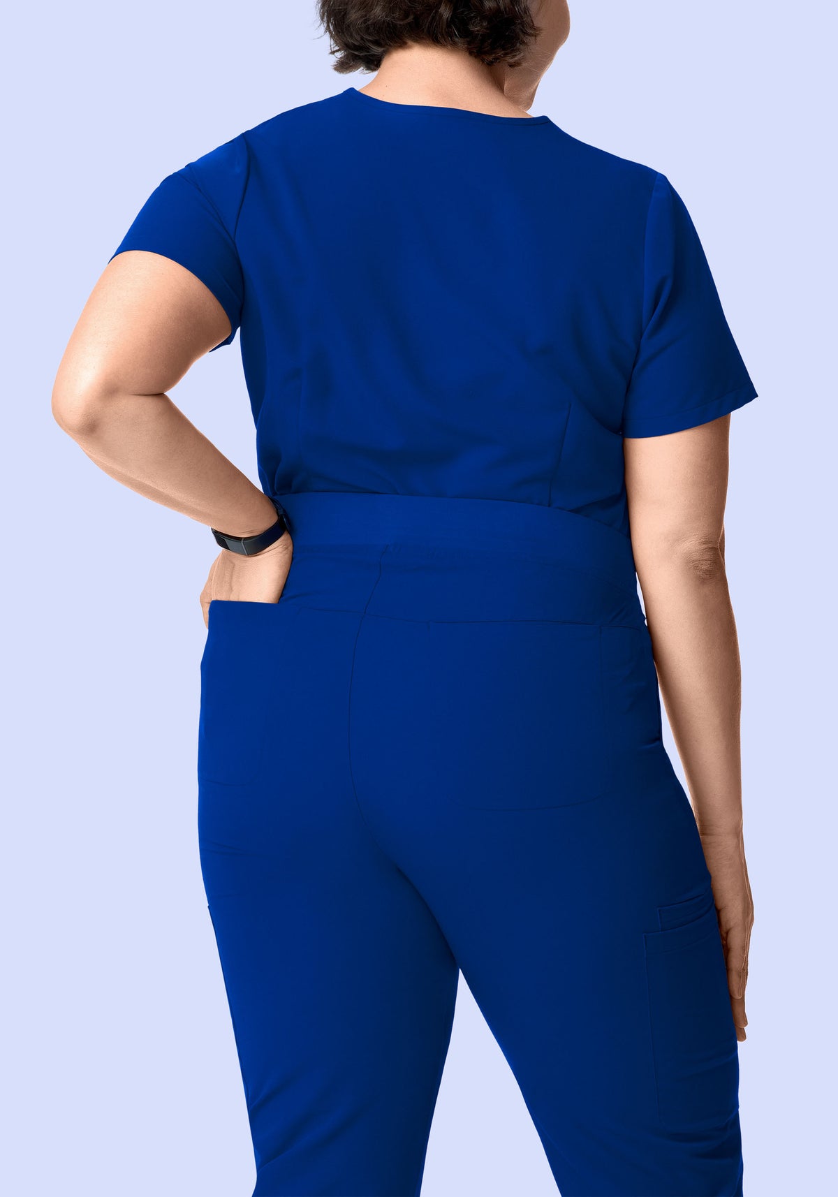 High Waisted Flares Galaxy Blue