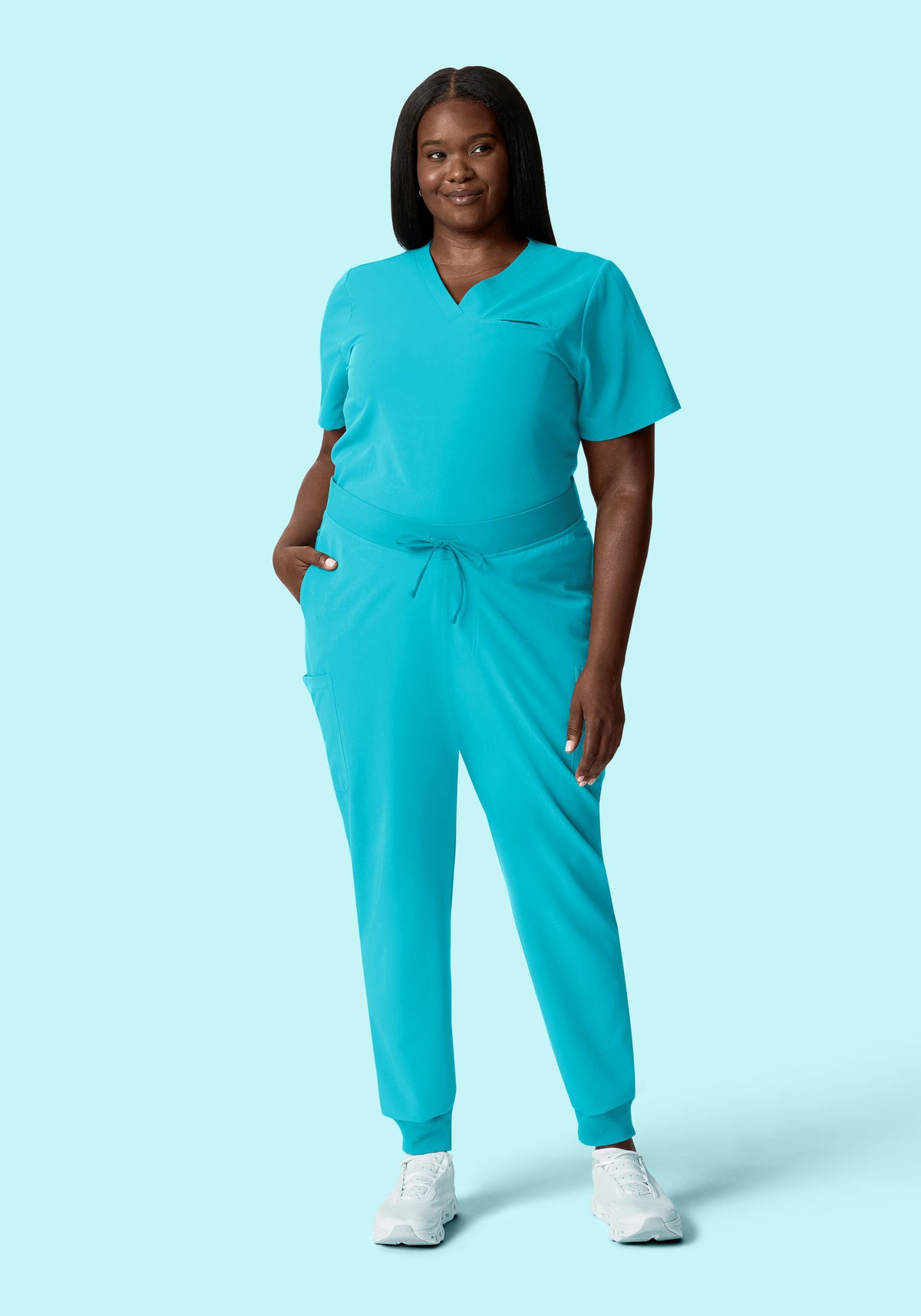 9 Pocket Joggers Teal