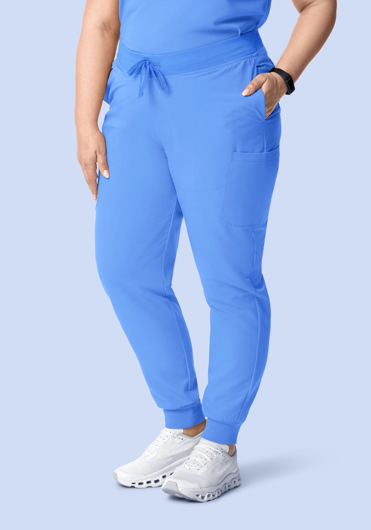 9 Pocket Joggers Ceil Blue