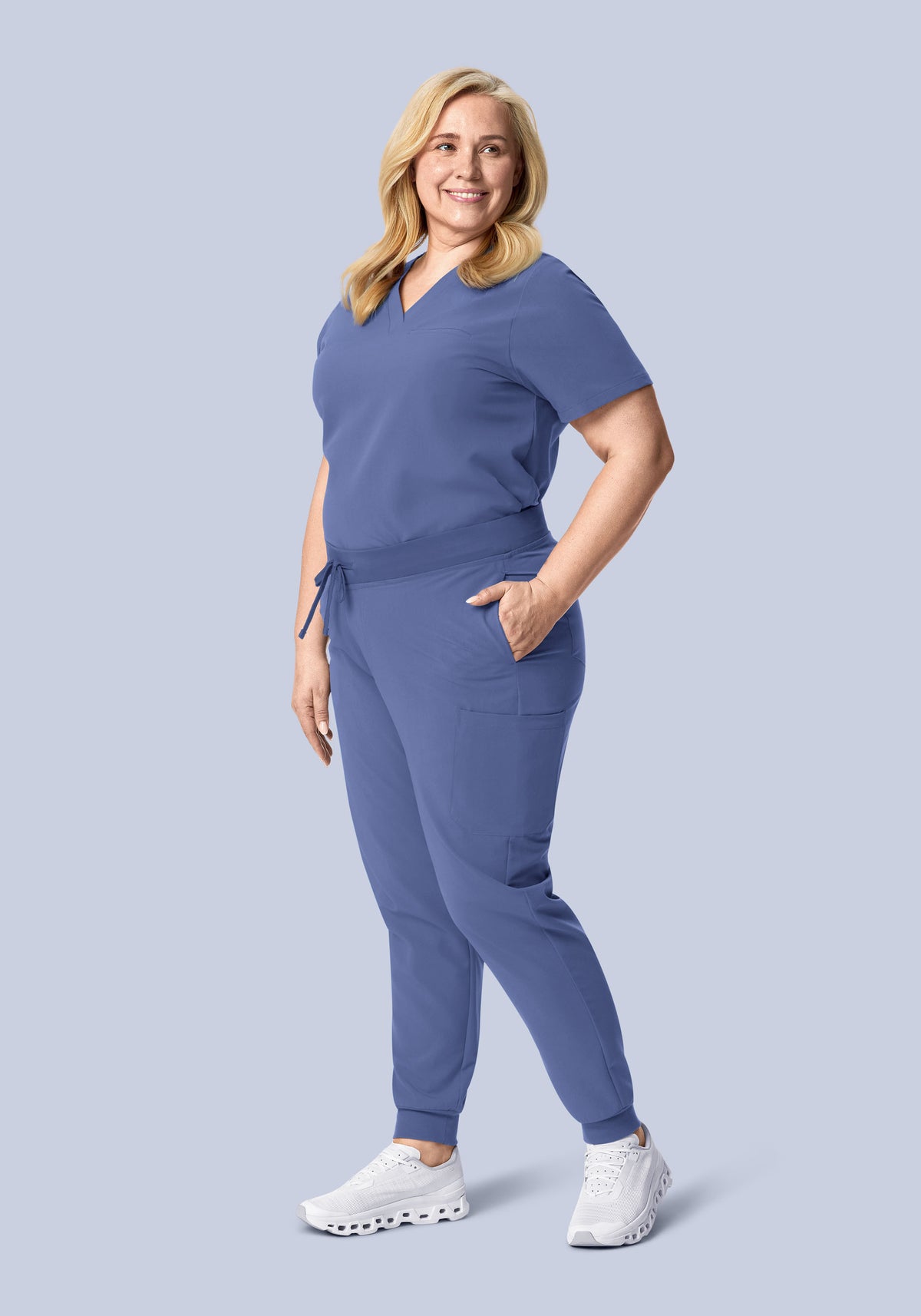 9 Pocket Joggers Deep Periwinkle