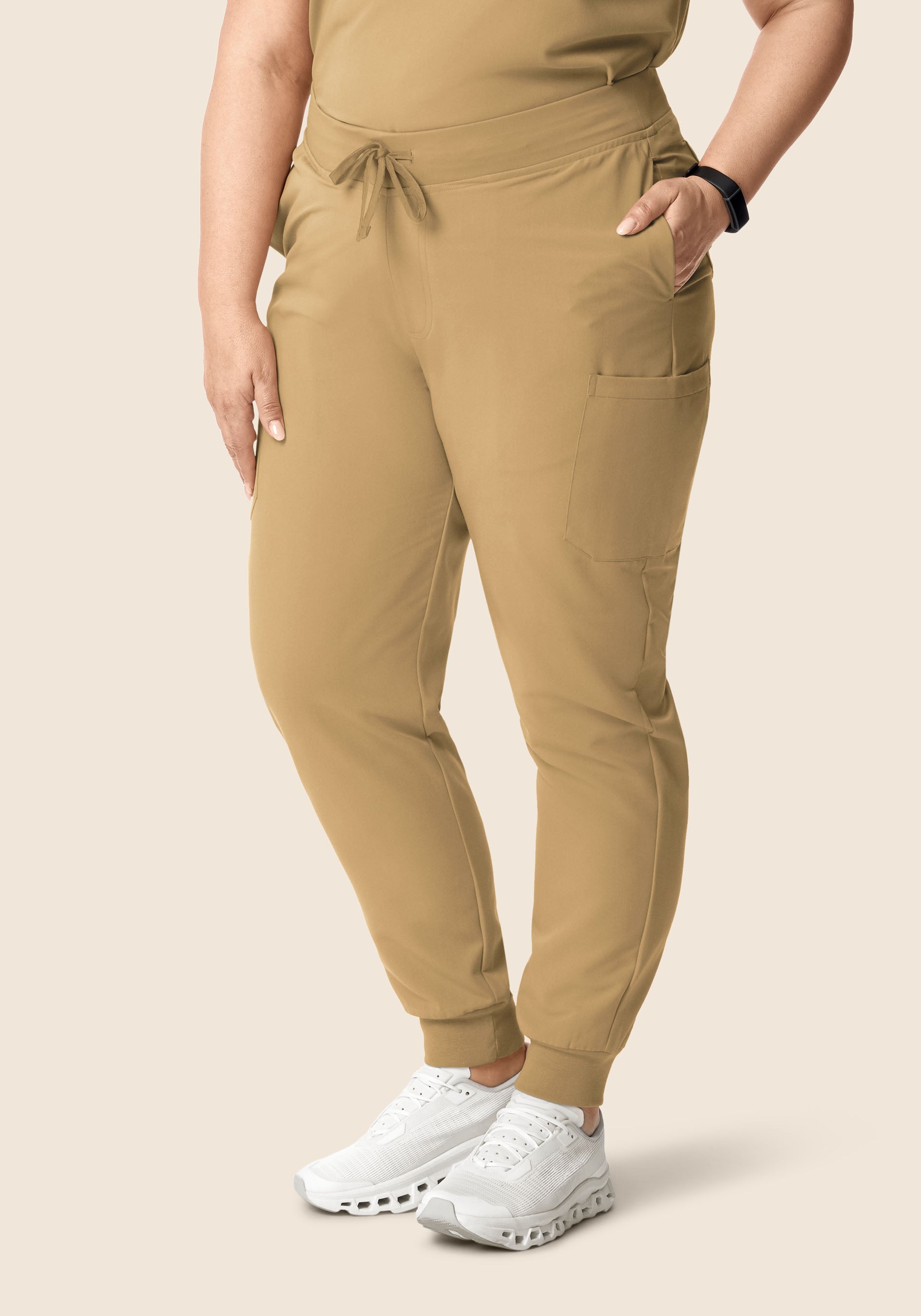 9 Pocket Joggers Latte