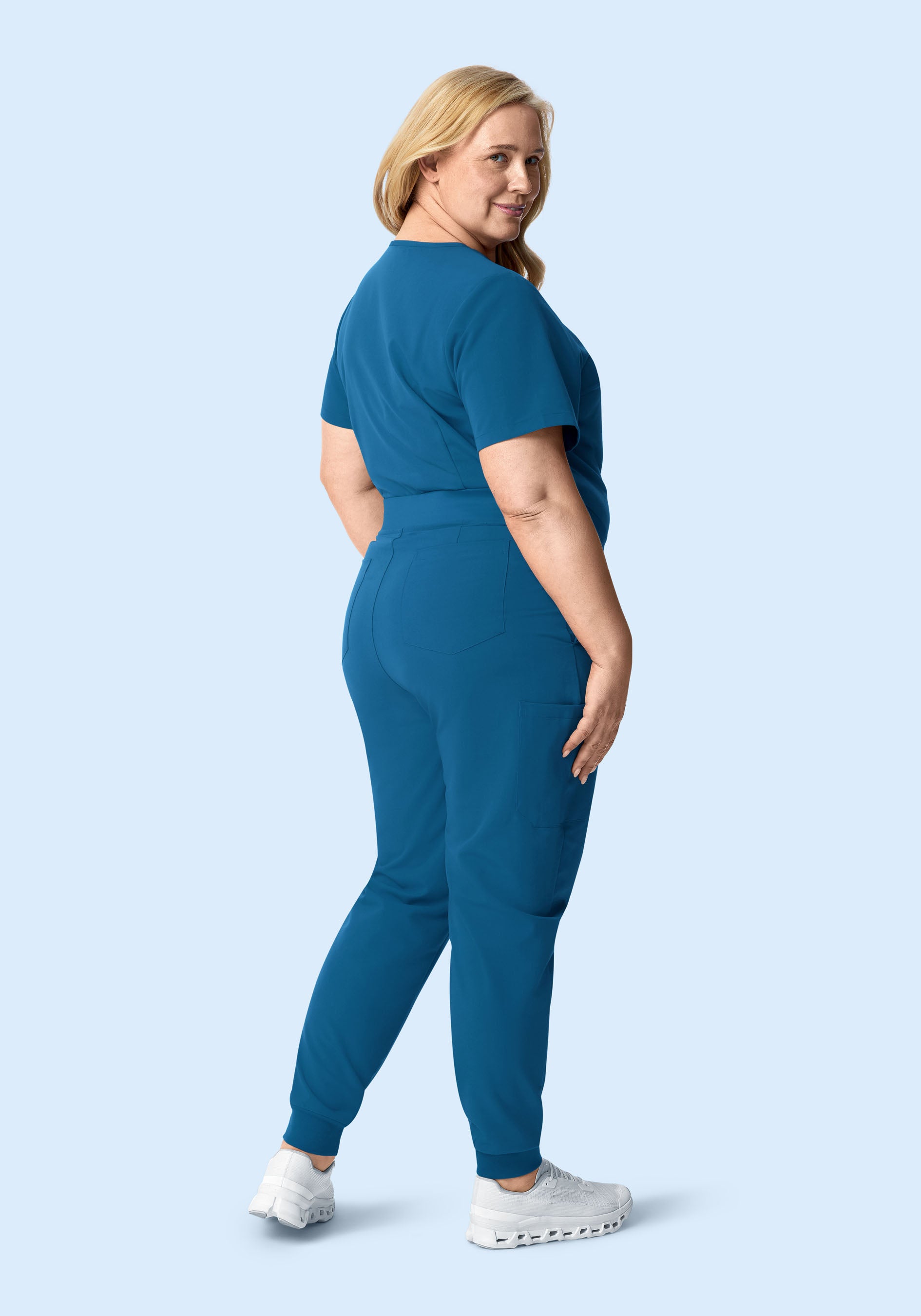9 Pocket Joggers Vallarta Blue