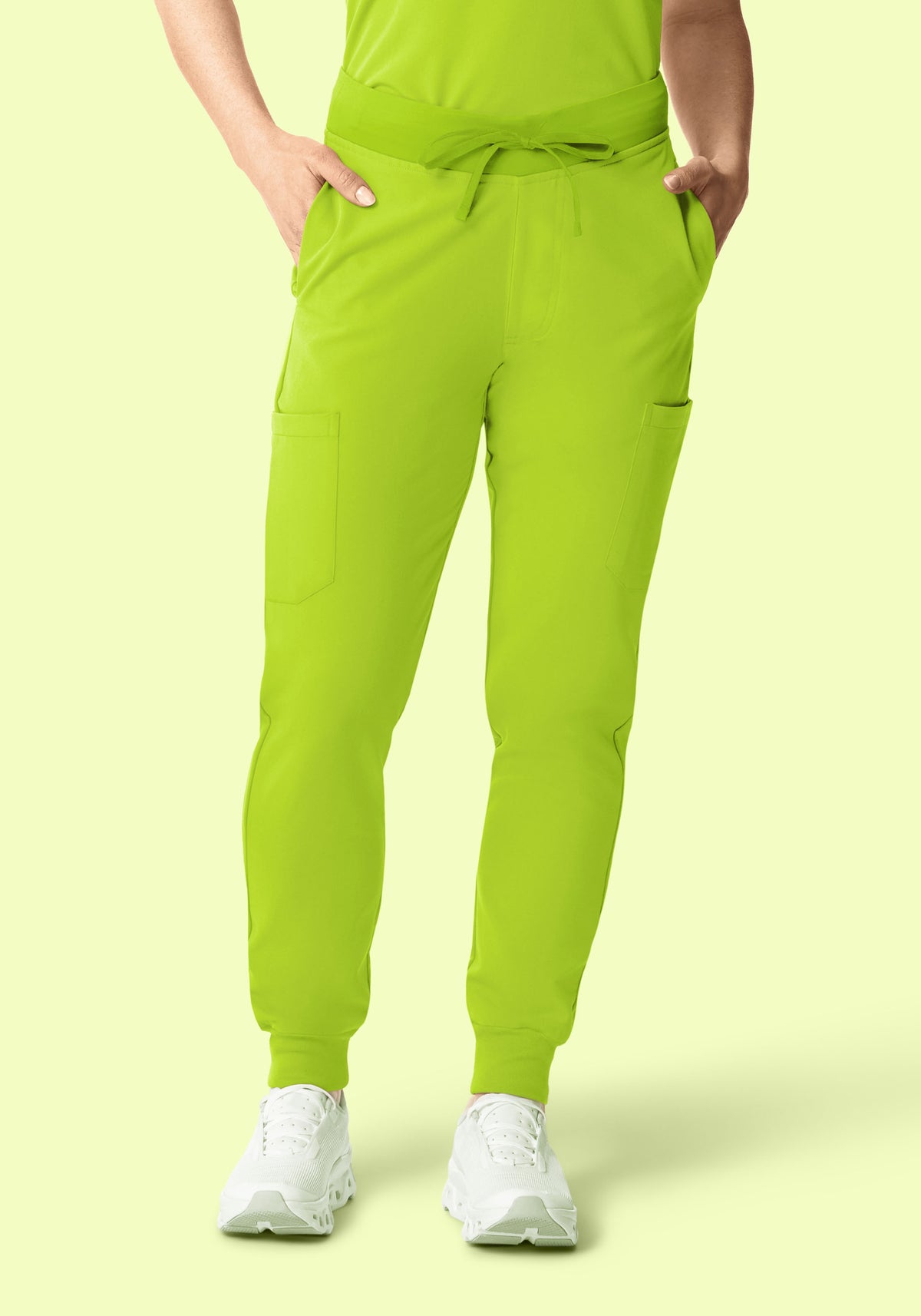 9 Pocket Joggers Apple Green