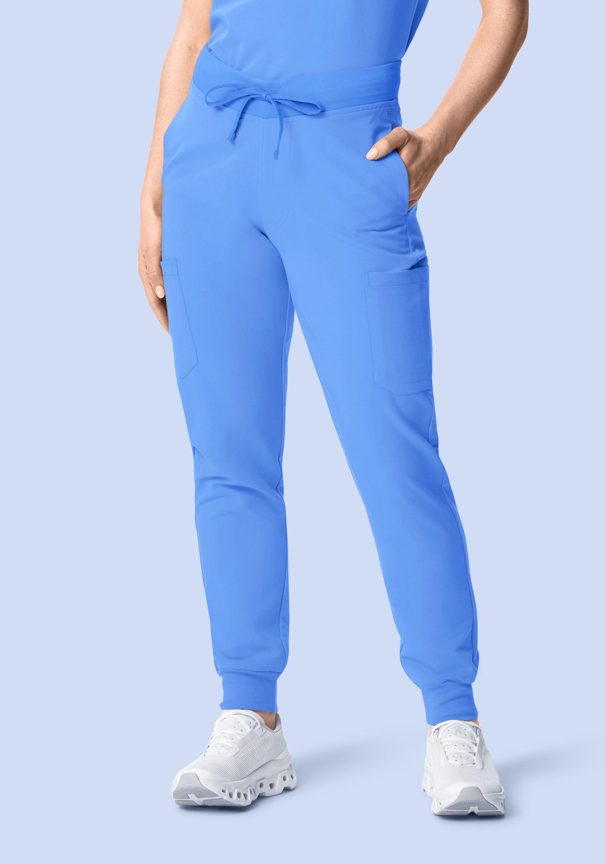 9 Pocket Joggers Ceil Blue