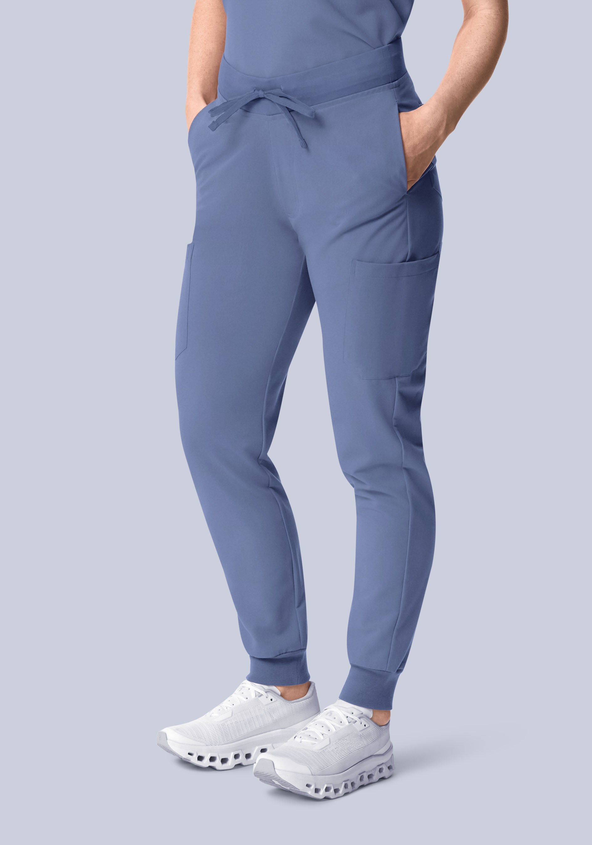 9 Pocket Joggers Periwinkle