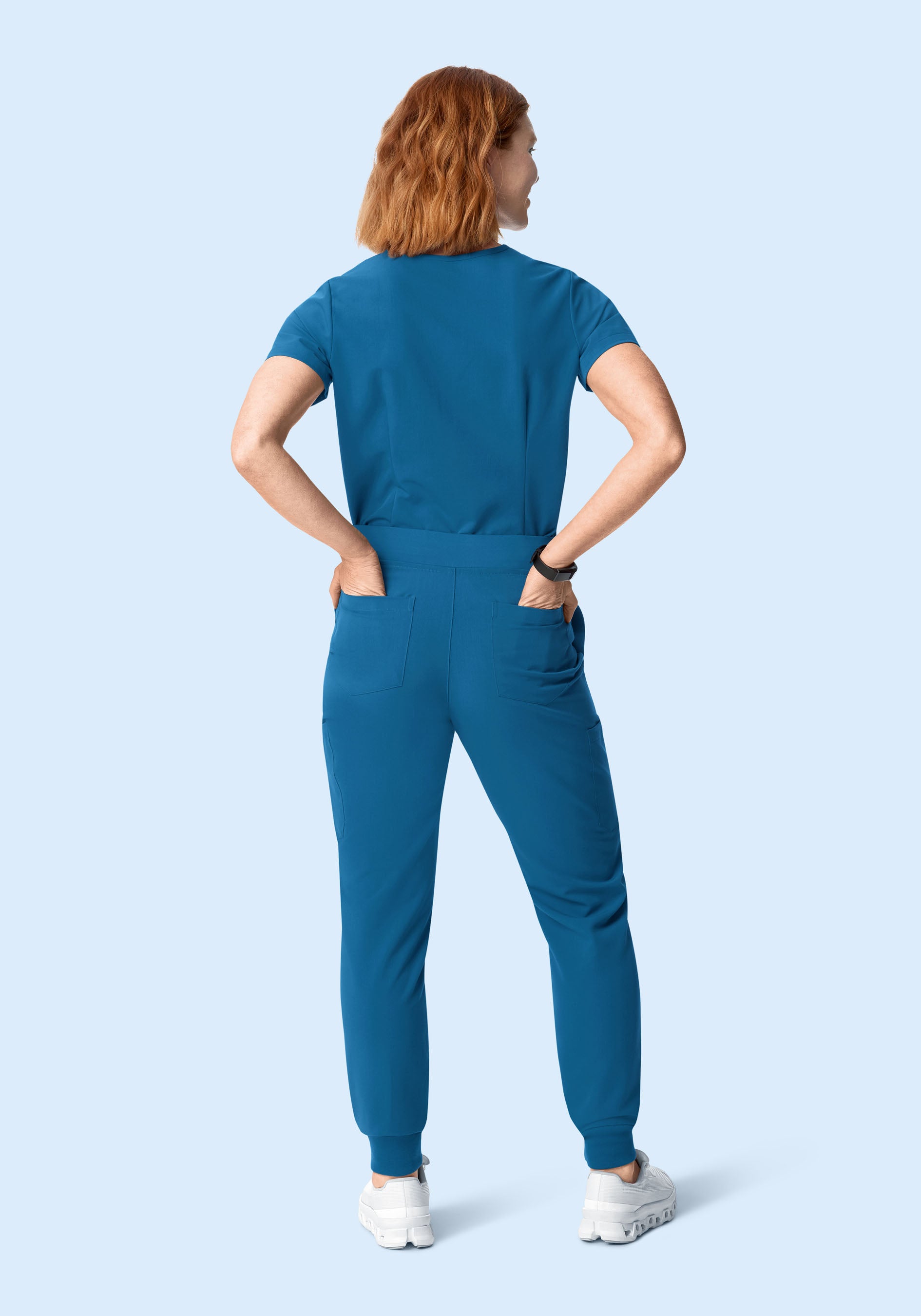9 Pocket Joggers Vallarta Blue